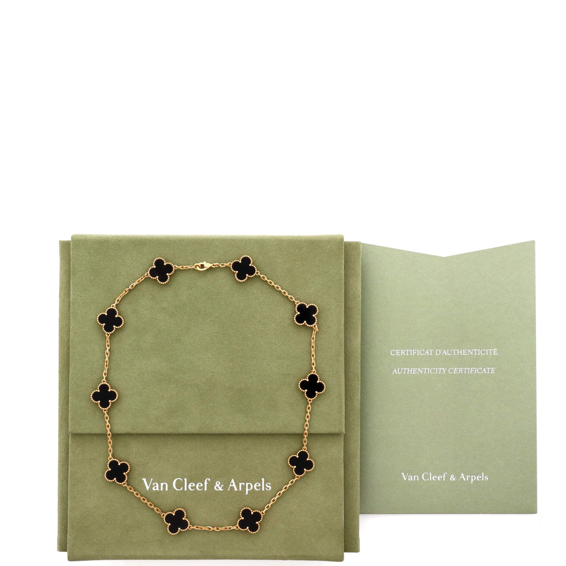 Van Cleef & Arpels Vintage Alhambra 10 Motifs Necklace Size ONE SIZE - 2 Thumbnail