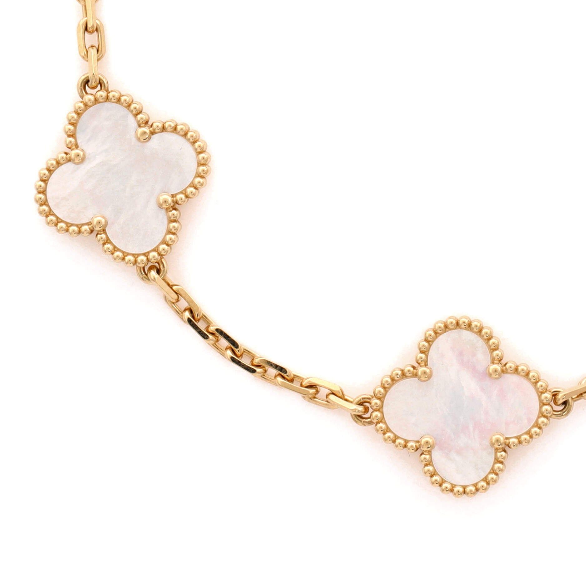 Van Cleef & Arpels Vintage Alhambra 5 Motifs Bracelet Size ONE SIZE - 3 Thumbnail