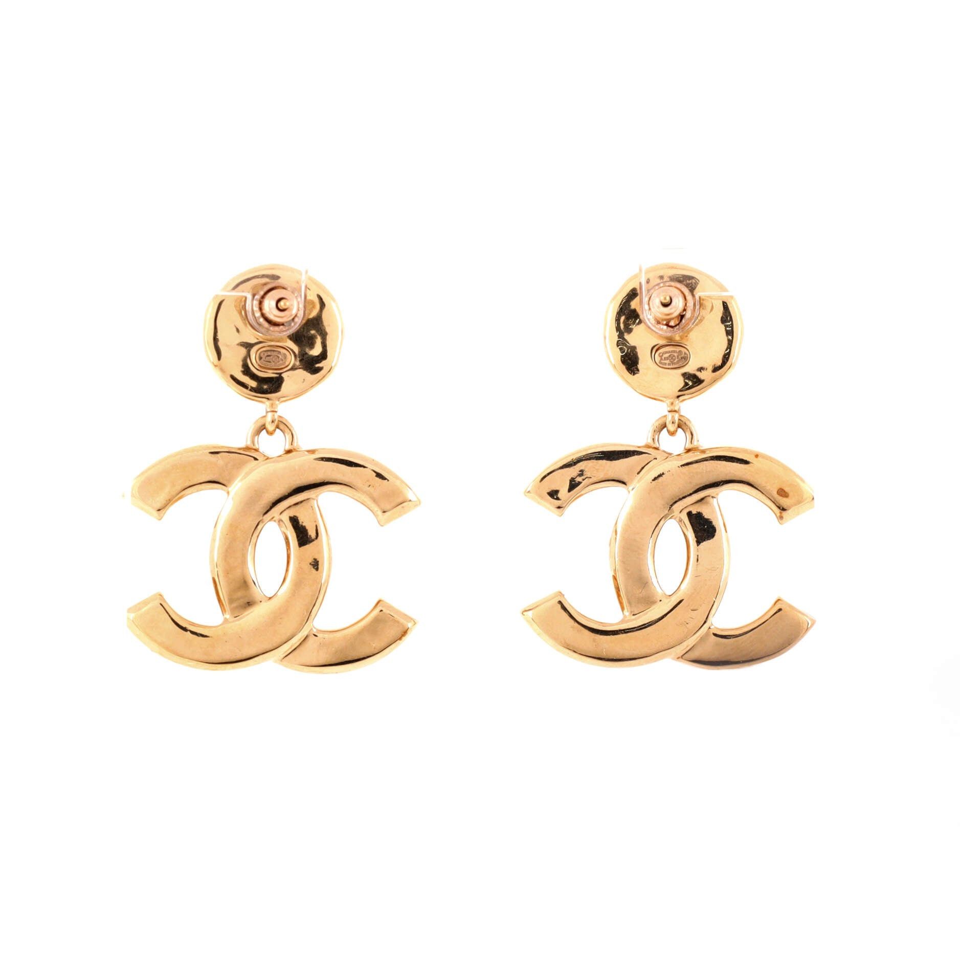 Chanel CC Drop Earrings Size ONE SIZE - 3 Thumbnail
