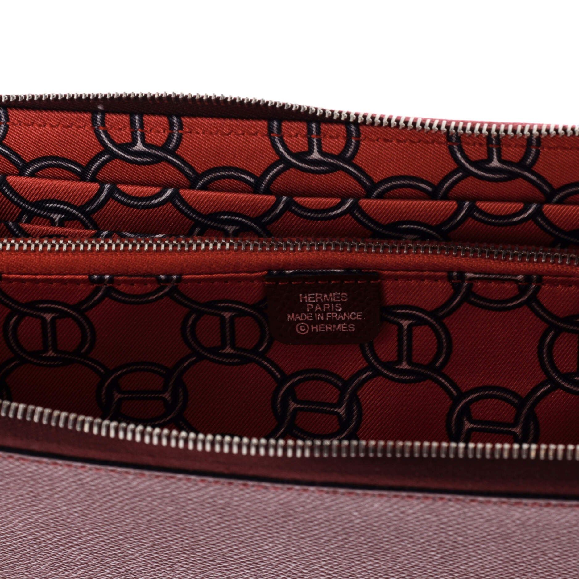 Hermes Azap Zip Around Wallet Size ONE SIZE - 7 Thumbnail