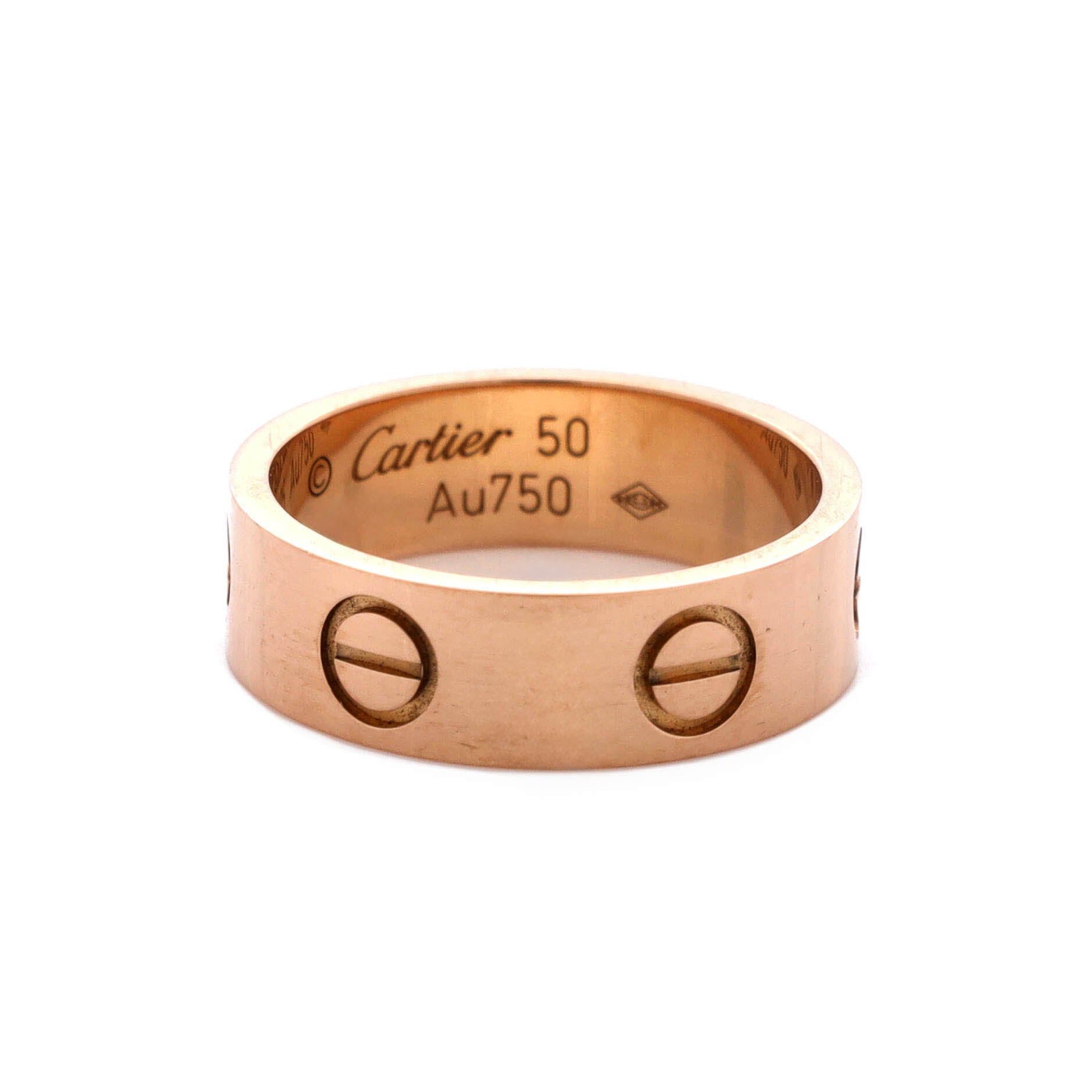 Cartier Love Band Ring Size ONE SIZE - 3 Thumbnail