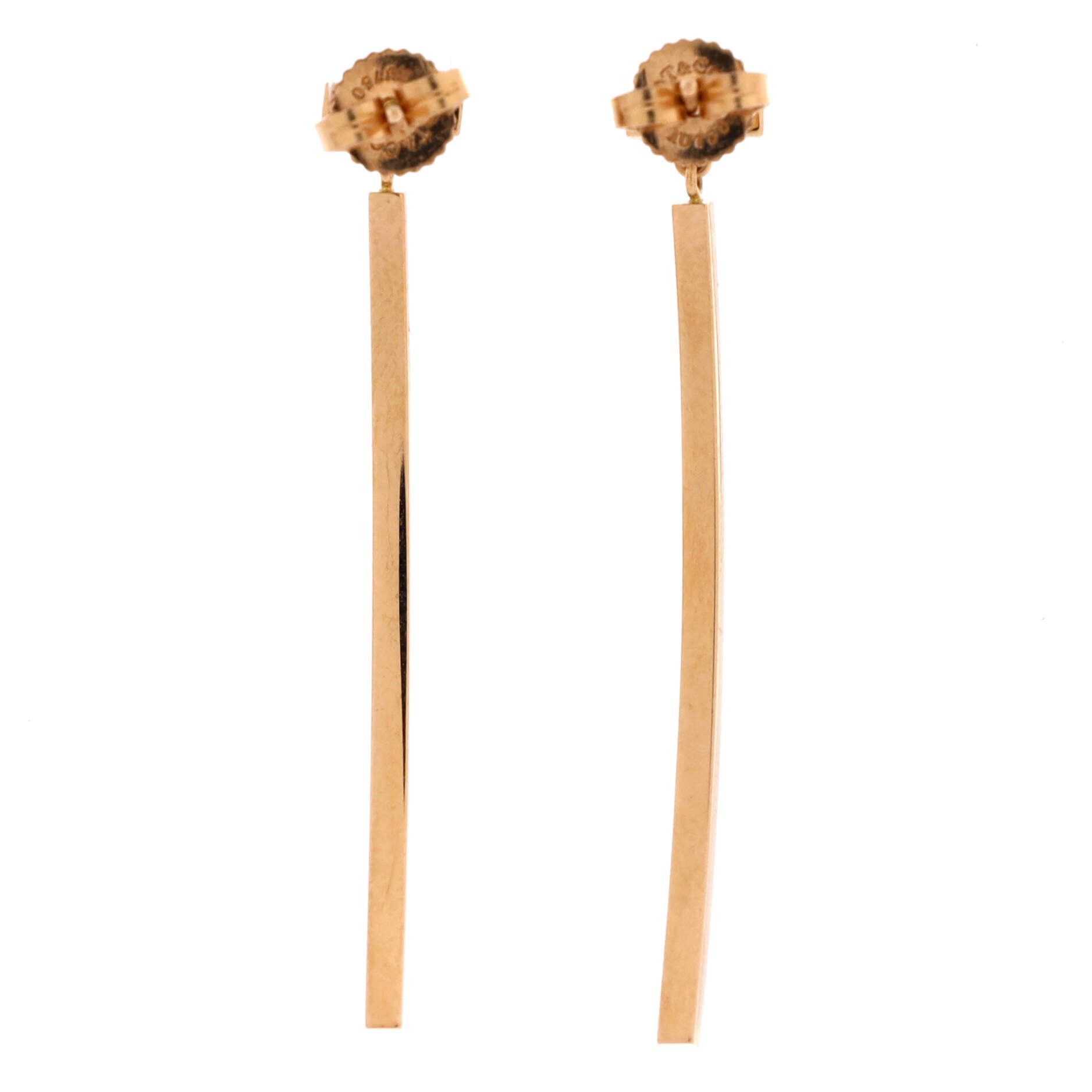 Tiffany & Co. T Wire Bar Earrings Size ONE SIZE - 2 Thumbnail