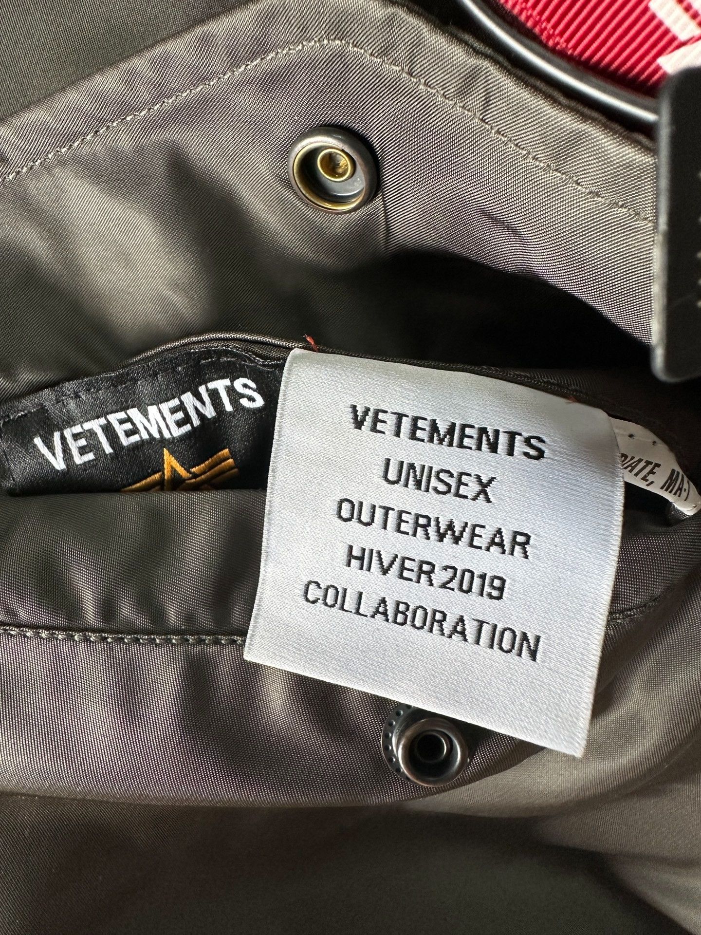 Vetements Vetements X Alpha AW18 Racing Bomber Jacket Size US S / EU 44-46 / 1 - 5 Thumbnail