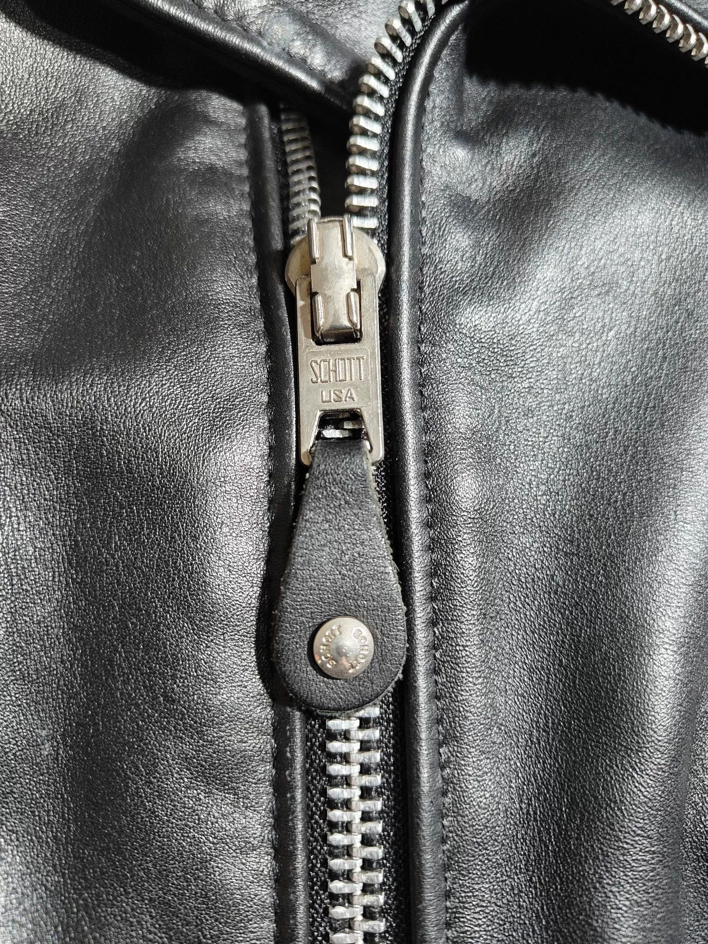 Schott Schott NYC Perfecto Black Biker Jacket Size US M / EU 48-50 / 2 - 3 Thumbnail