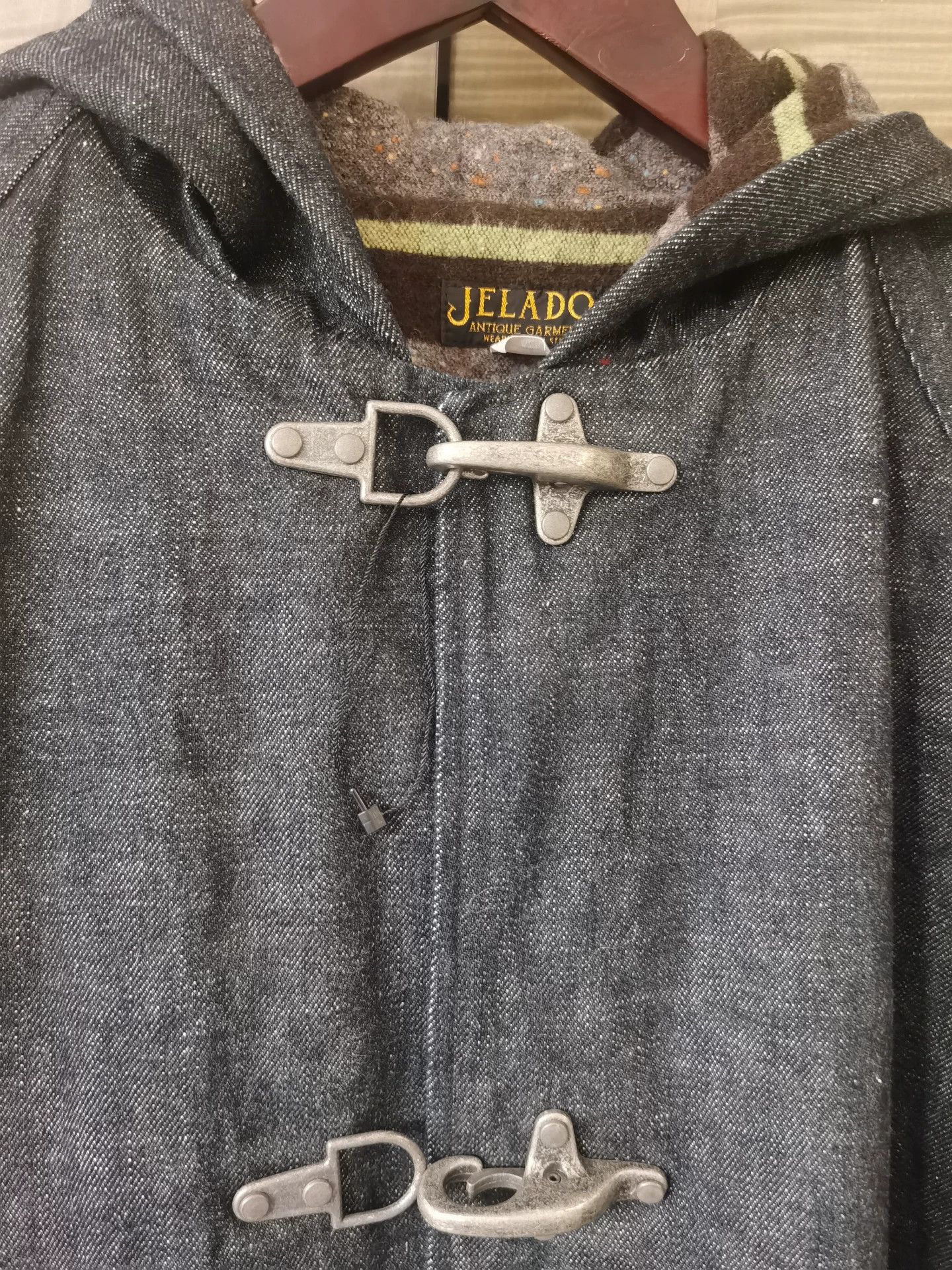 Jelado Jelado Long Denim Hooded Coat Size US L / EU 52-54 / 3 - 7 Thumbnail