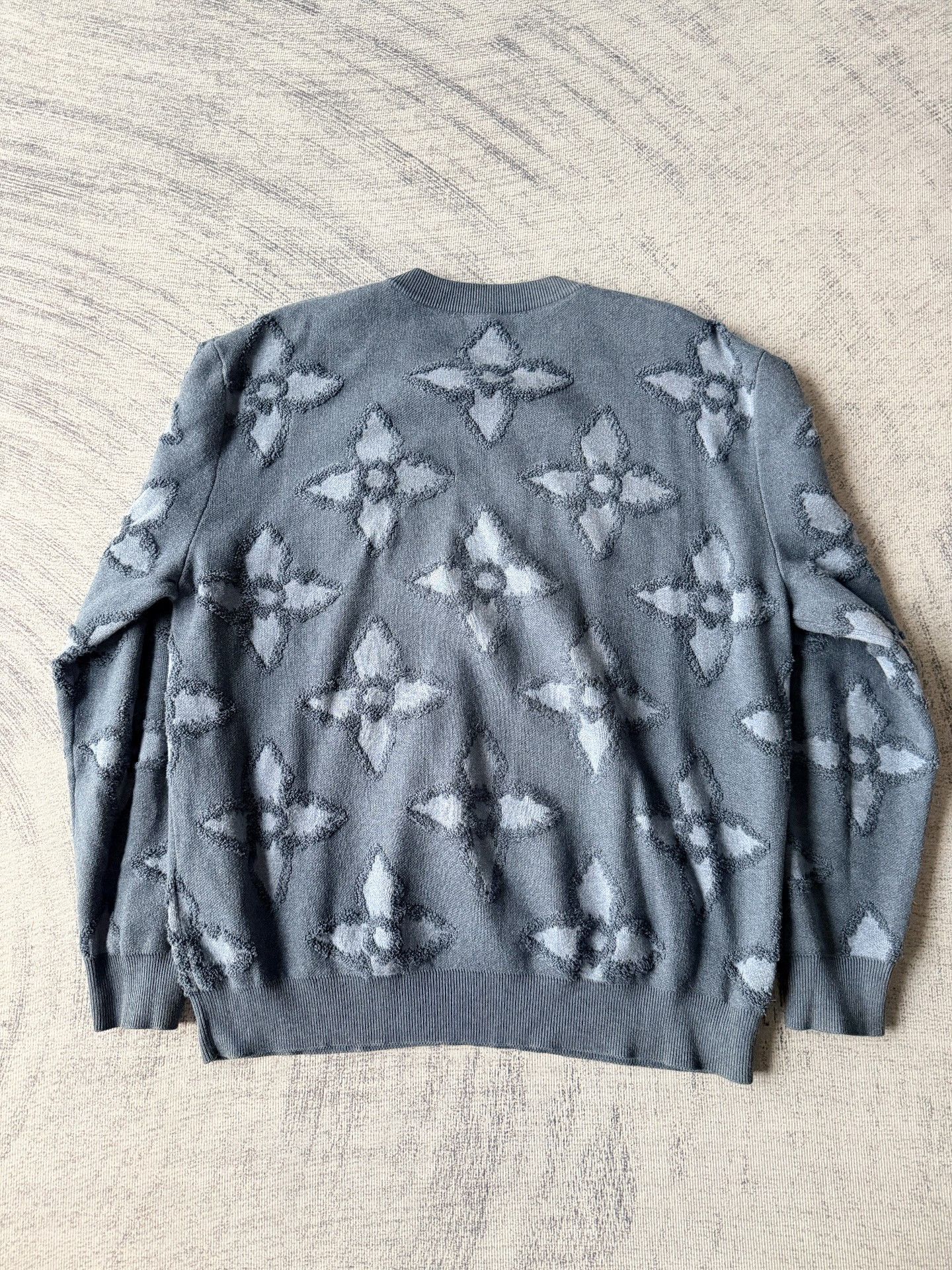 Louis Vuitton LV All-Over Logo Crewneck Sweater Size US XL / EU 56 / 4 - 4 Thumbnail