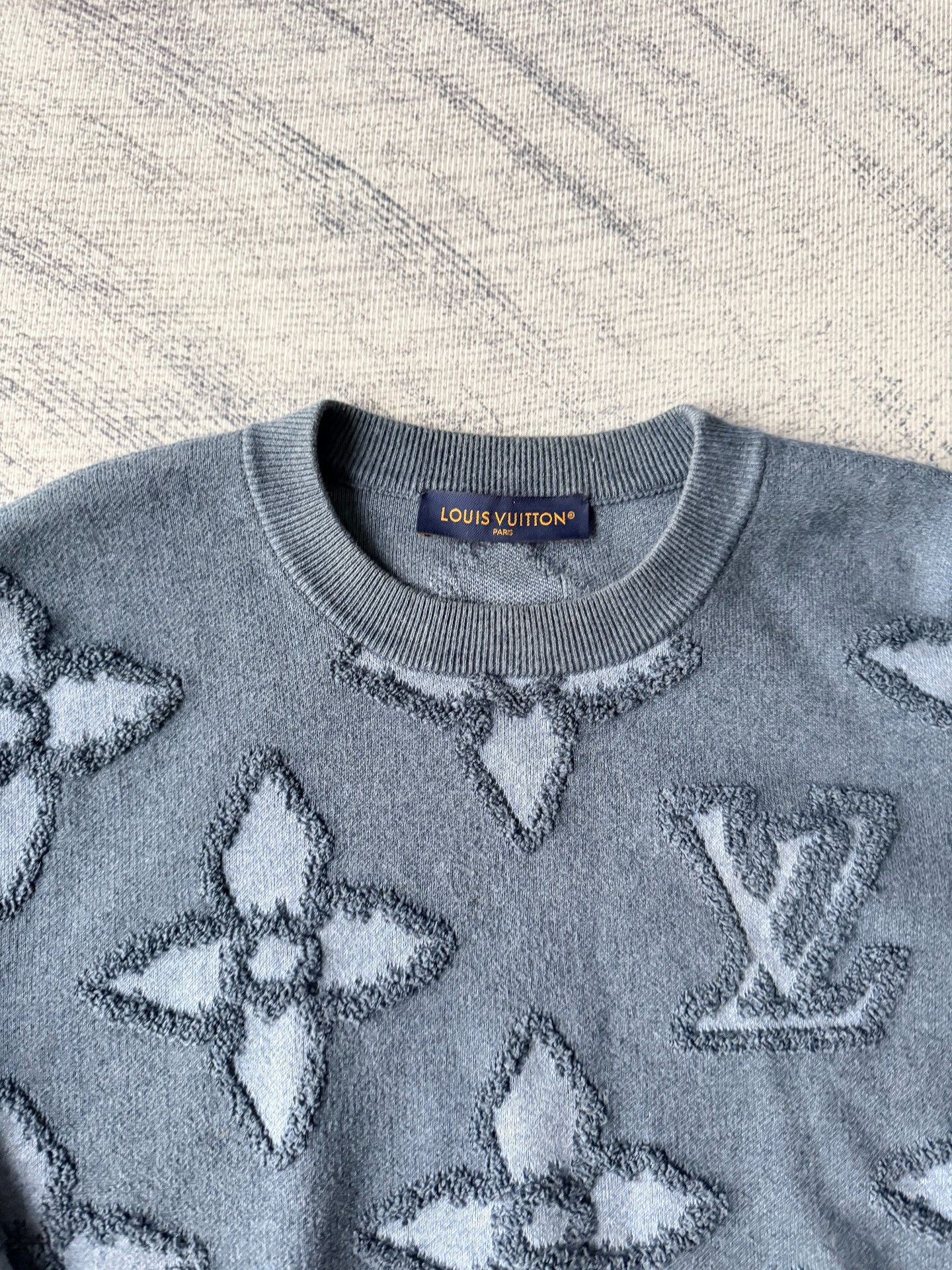 Louis Vuitton LV All-Over Logo Crewneck Sweater Size US XL / EU 56 / 4 - 2 Thumbnail