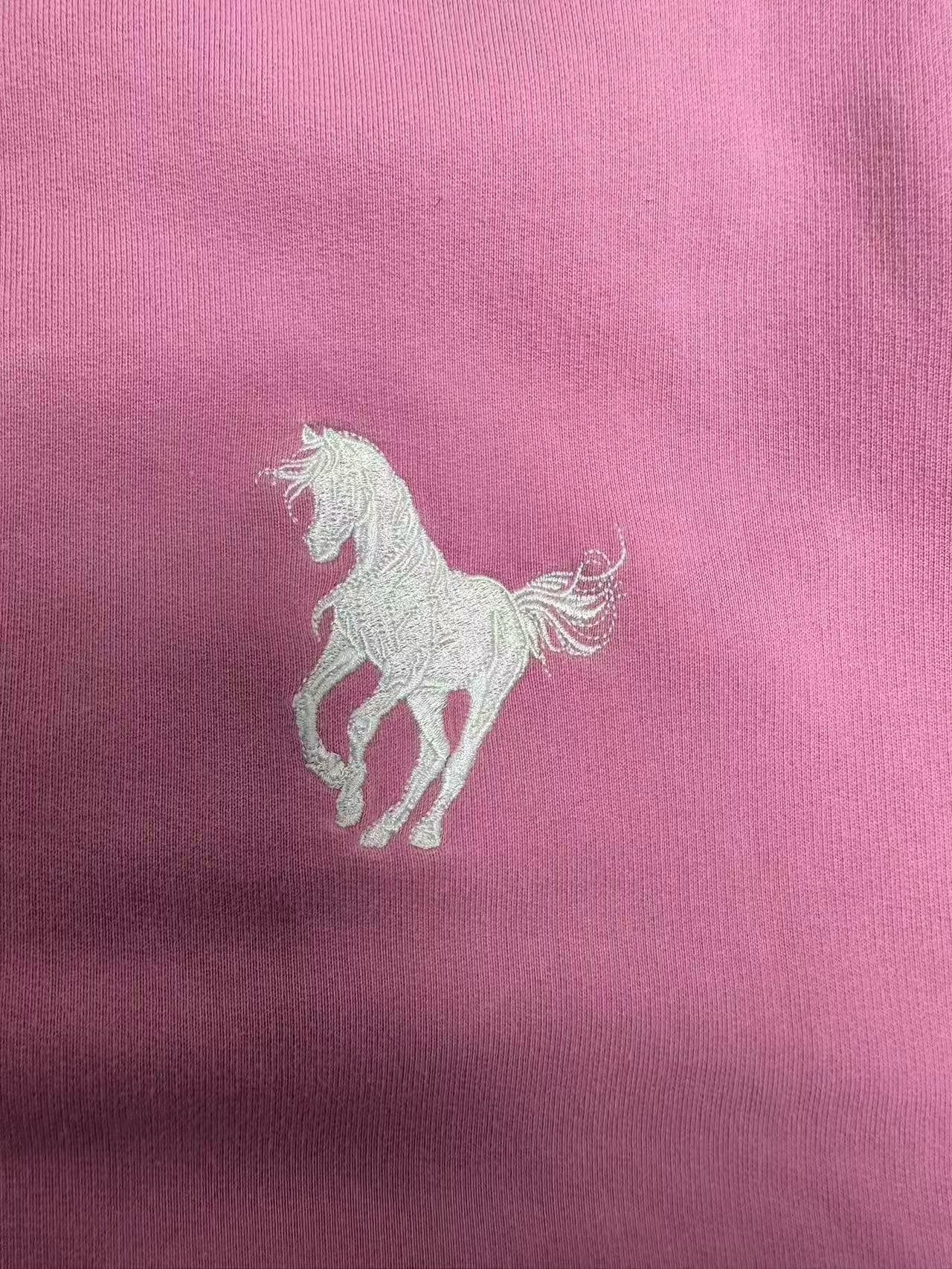 Balenciaga Balenciaga Pink Zip-Up Embroidered Hoodie Size US M / EU 48-50 / 2 - 3 Thumbnail