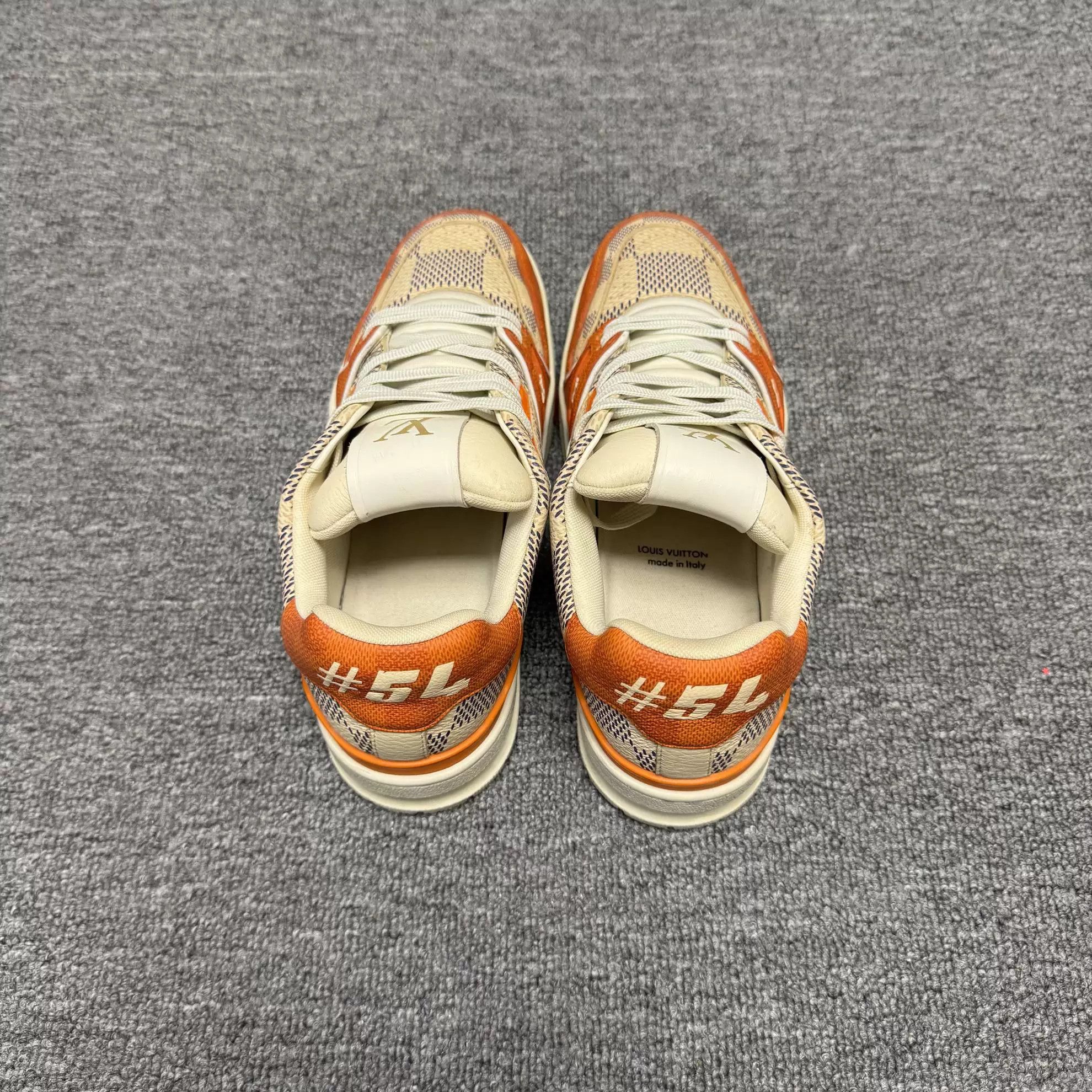 Louis Vuitton Louis Vuitton Trainer Low-Top Orange Sneakers Size US 7.5 / EU 40-41 - 3 Thumbnail