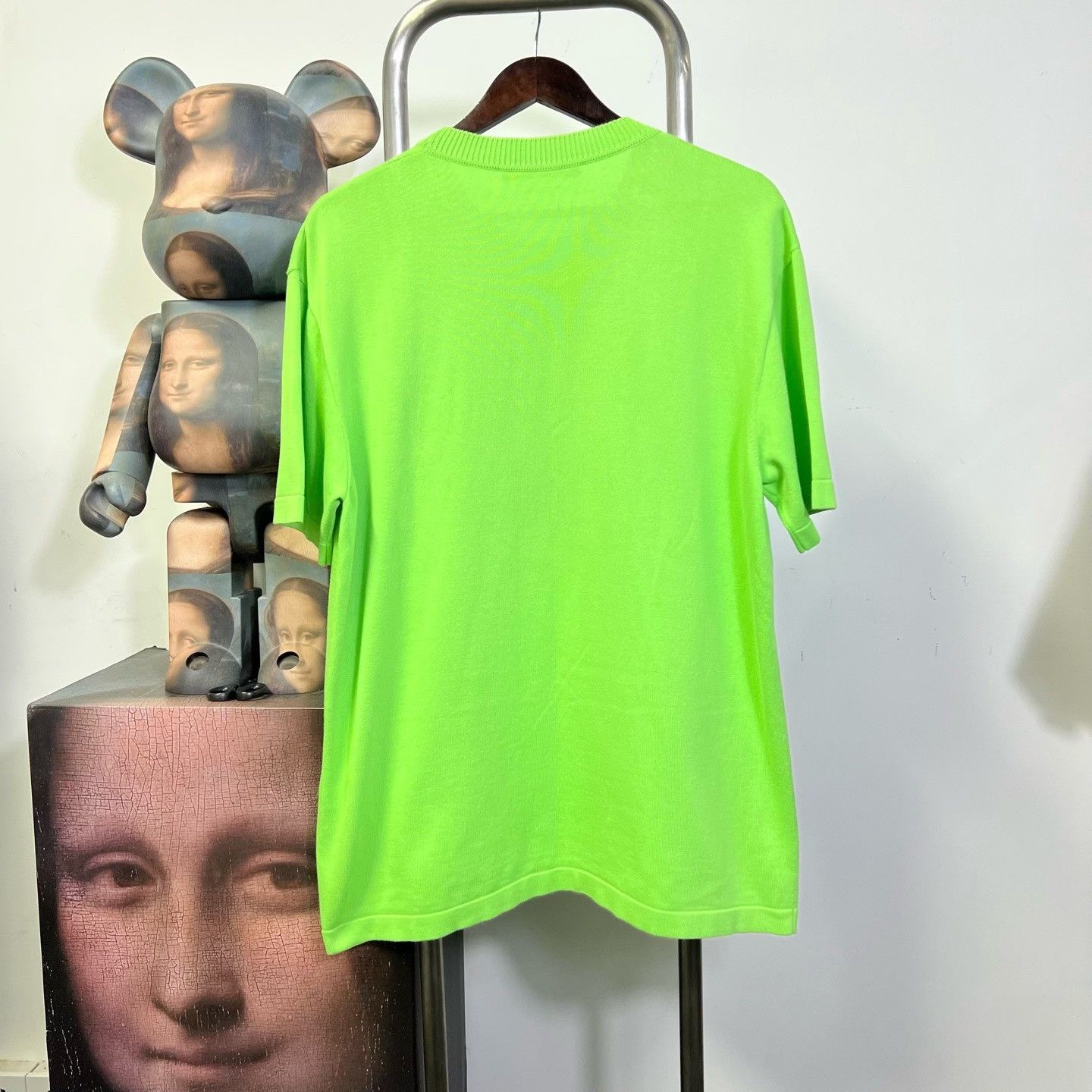 Louis Vuitton Louis Vuitton Green Knitted Short-Sleeve Top Size US XL / EU 56 / 4 - 2 Thumbnail