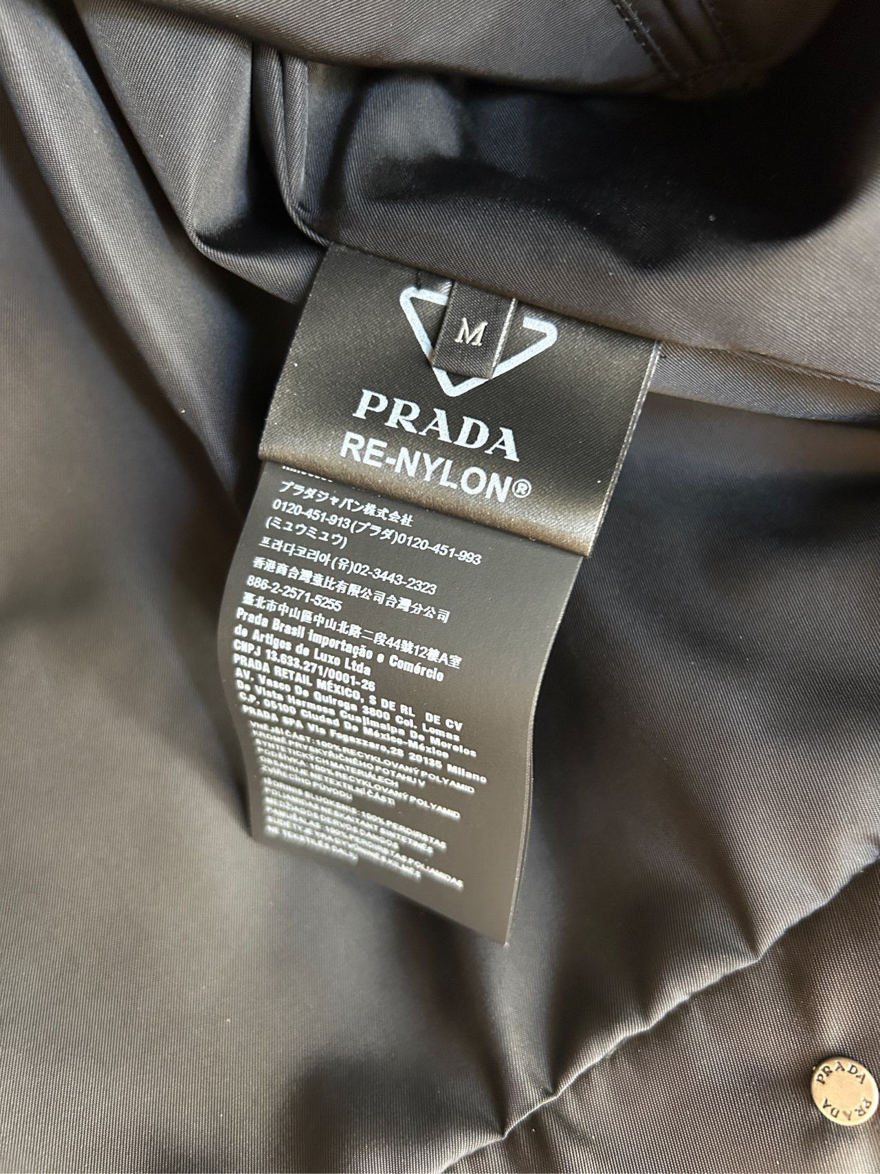 Prada Prada Men's Regenerated Nylon Jacket Size US M / EU 48-50 / 2 - 3 Thumbnail