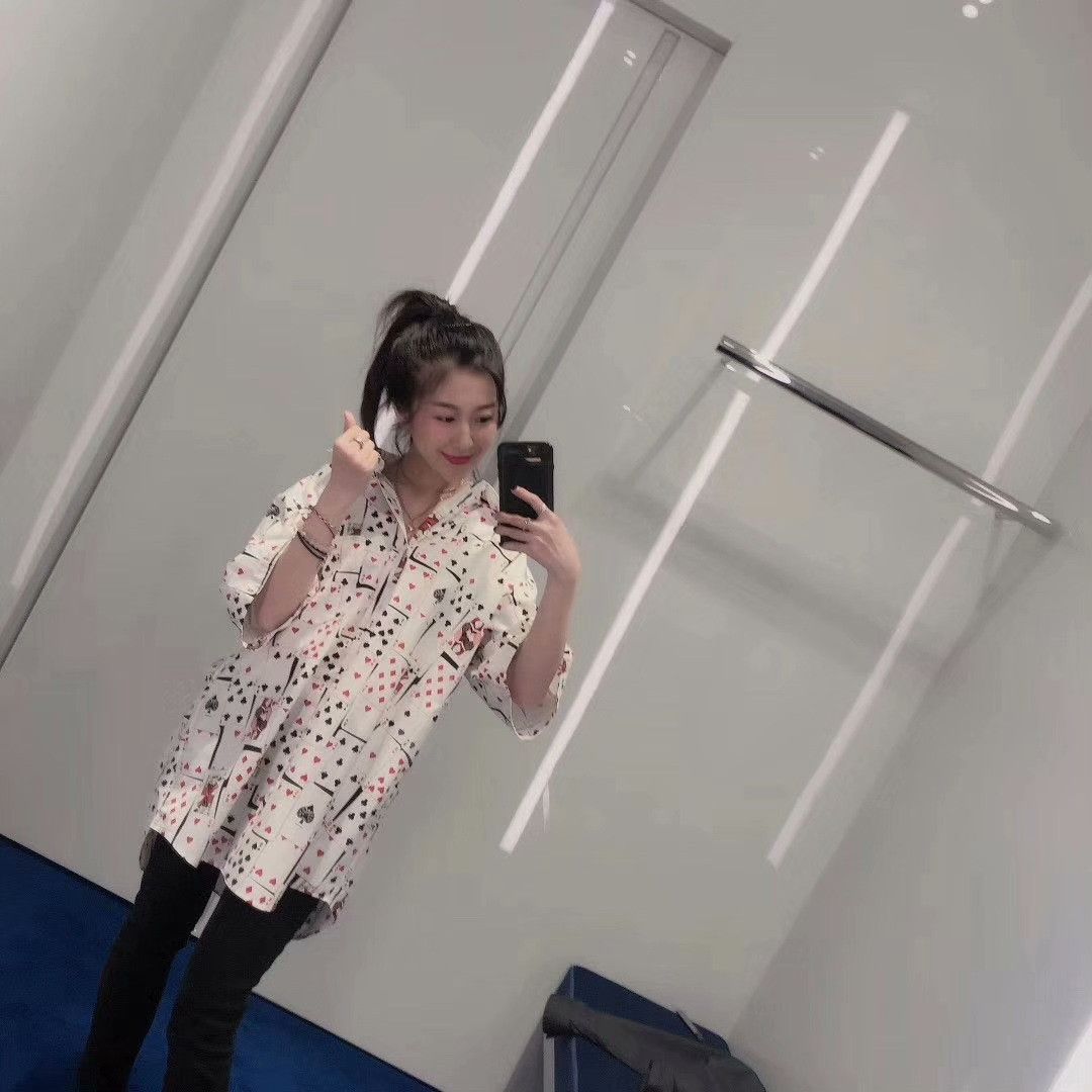 Balenciaga Balenciaga Poker Short-Sleeve Shirt Size US XXS / EU 40 - 6 Thumbnail