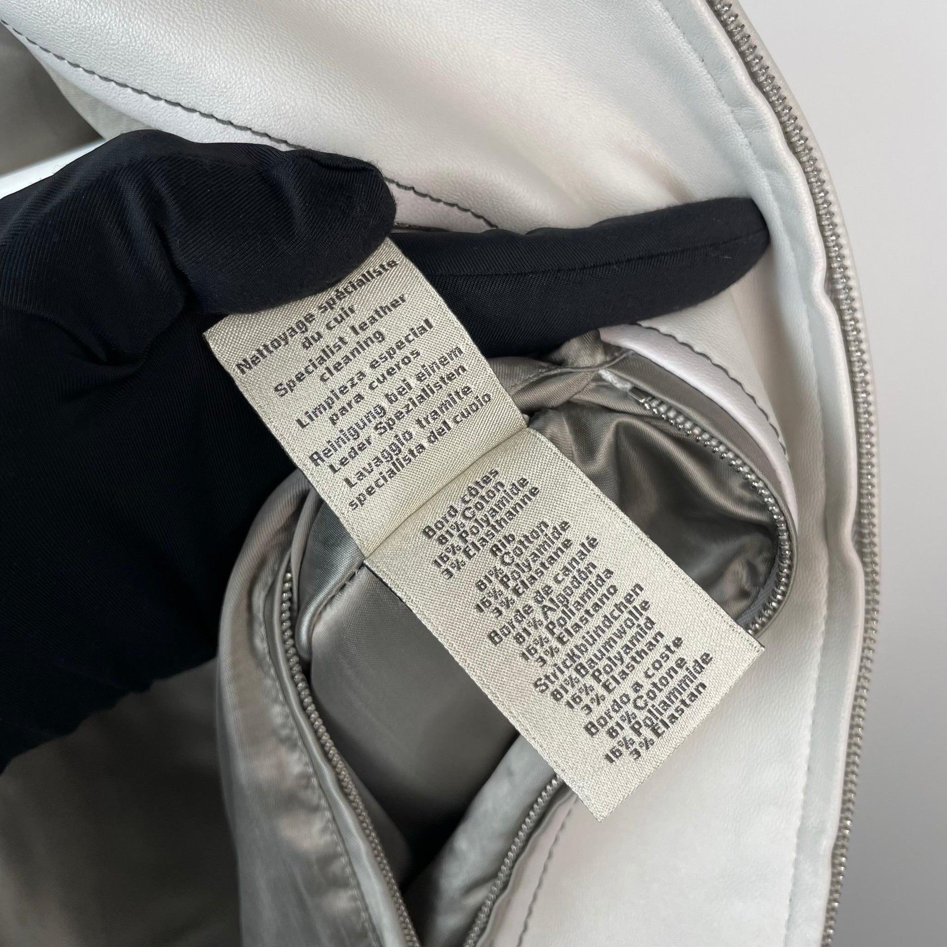Hermes Hermes White Large H Pilot Jacket Men's Size US M / EU 48-50 / 2 - 8 Thumbnail