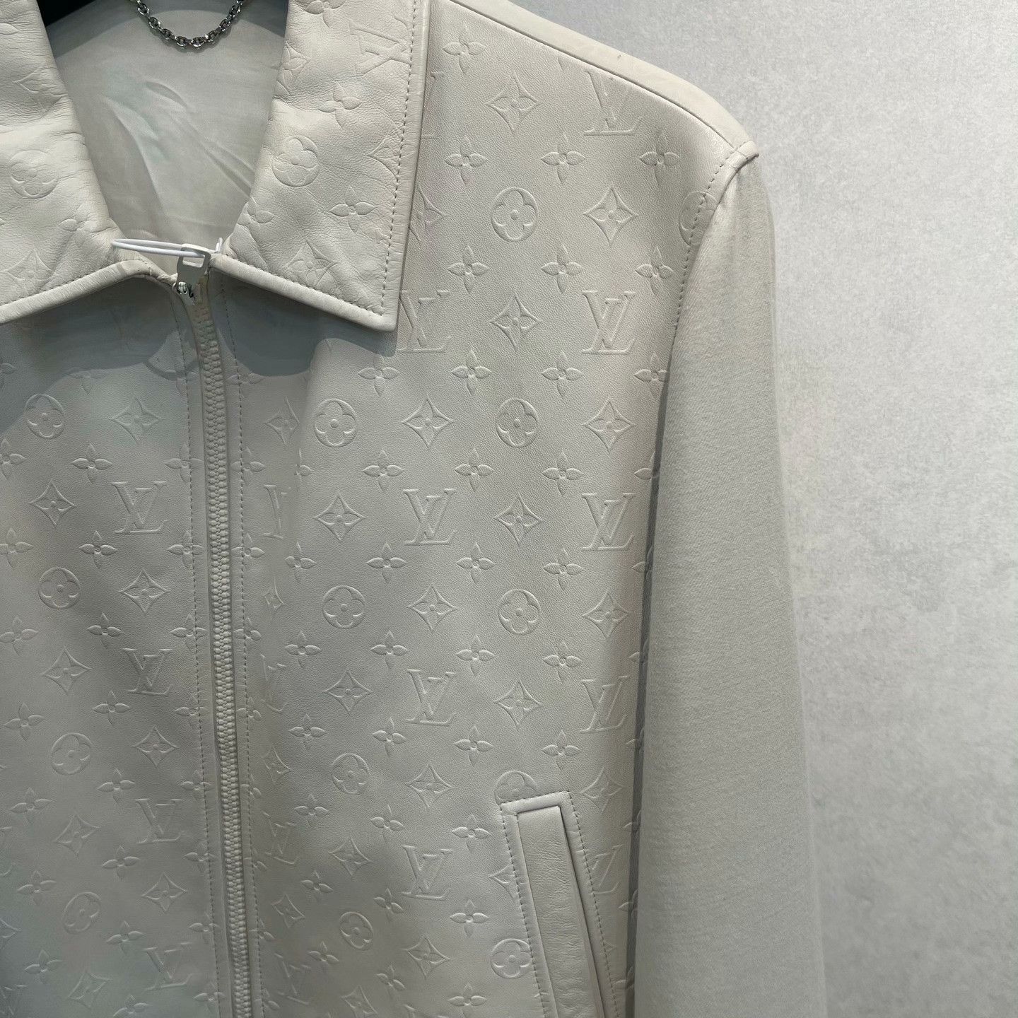 Louis Vuitton LV Monogram Print Leather Trim Jacket Size US M / EU 48-50 / 2 - 3 Thumbnail