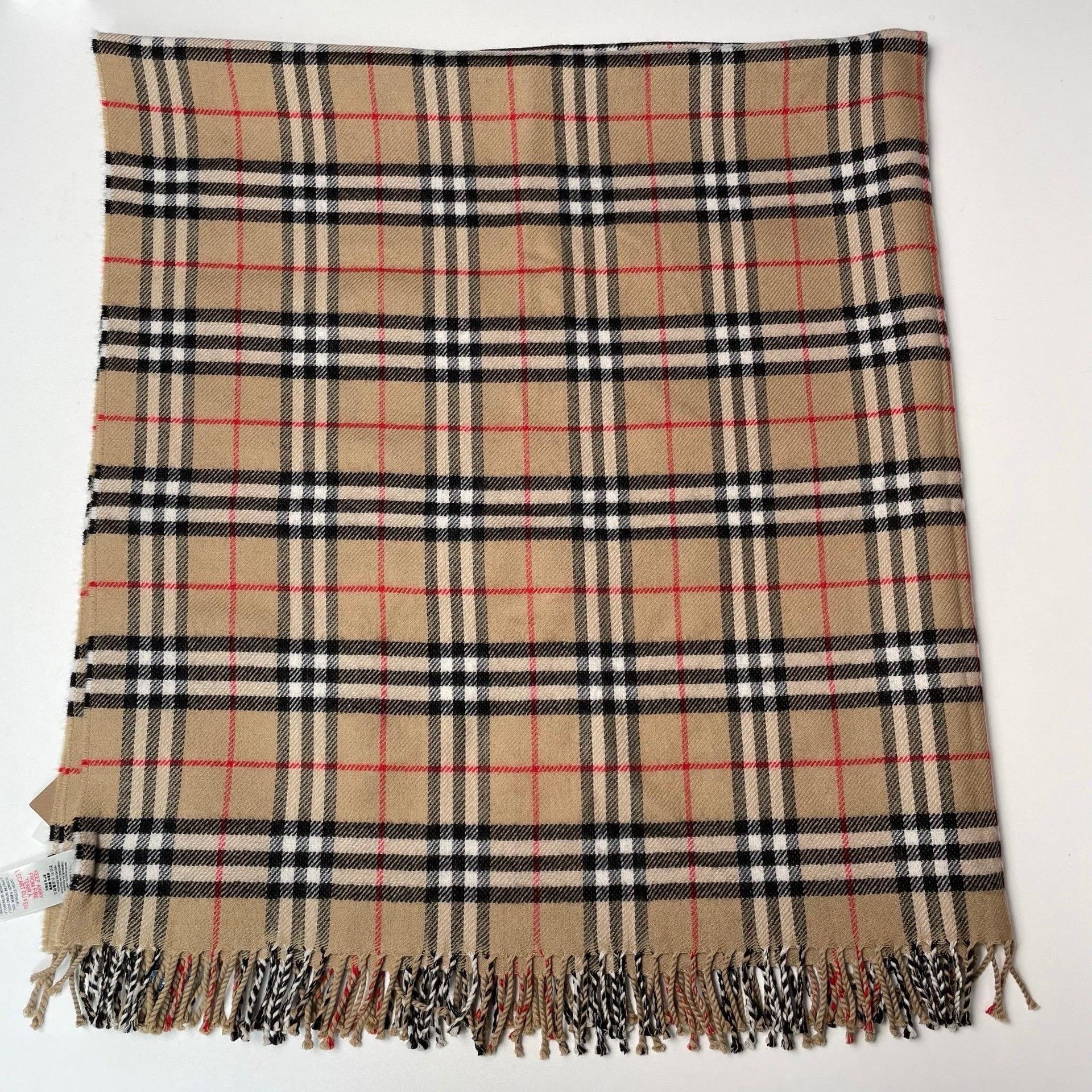Burberry Burberry Brown Classic Check Cashmere Scarf Size ONE SIZE - 3 Thumbnail
