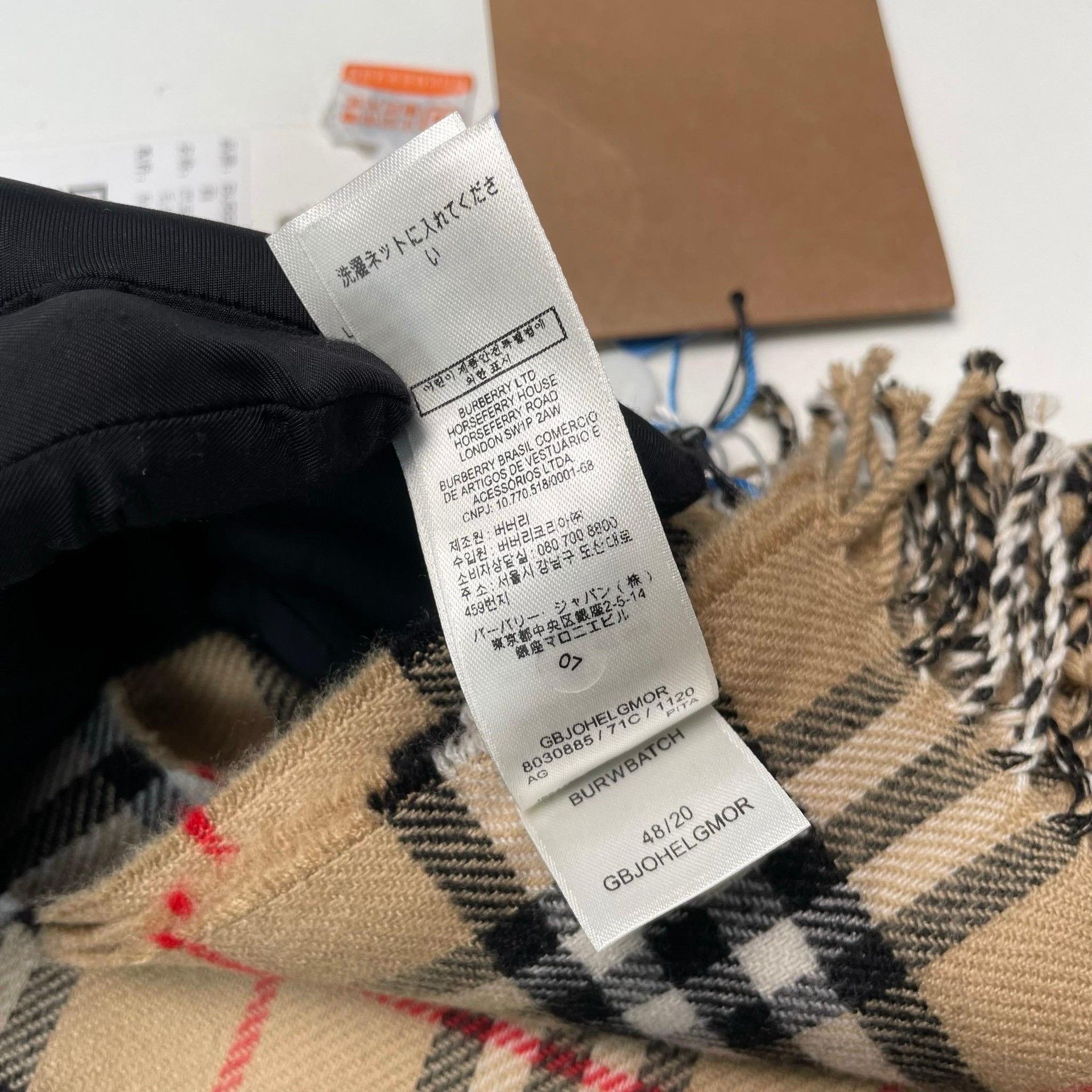 Burberry Burberry Brown Classic Check Cashmere Scarf Size ONE SIZE - 5 Thumbnail
