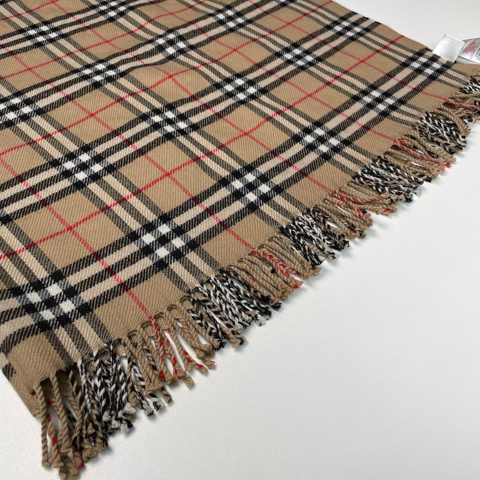 Burberry Burberry Brown Classic Check Cashmere Scarf Size ONE SIZE - 8 Thumbnail