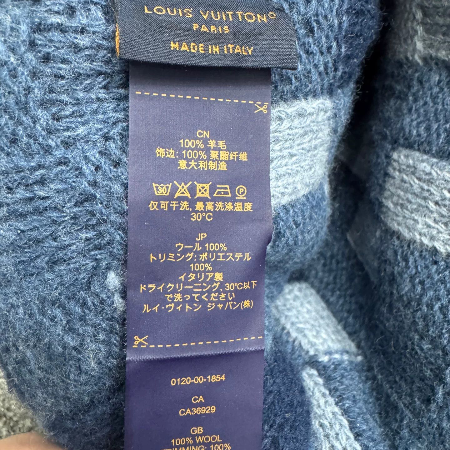 Louis Vuitton Louis Vuitton Checkered Wool Beanie Size ONE SIZE - 6 Thumbnail
