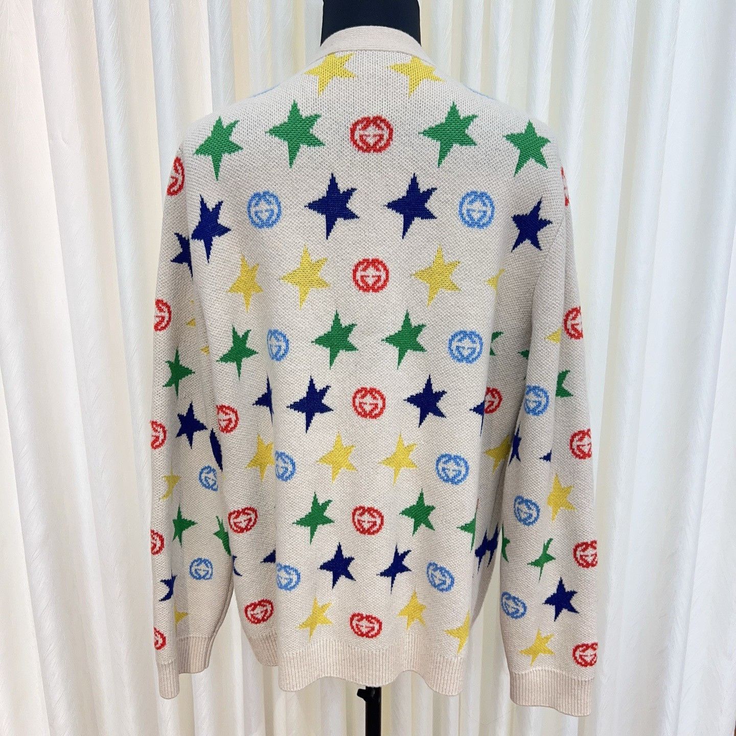 Gucci Gucci Wool Coat with Star & GG Patterns Size US XXL / EU 58 / 5 - 2 Thumbnail
