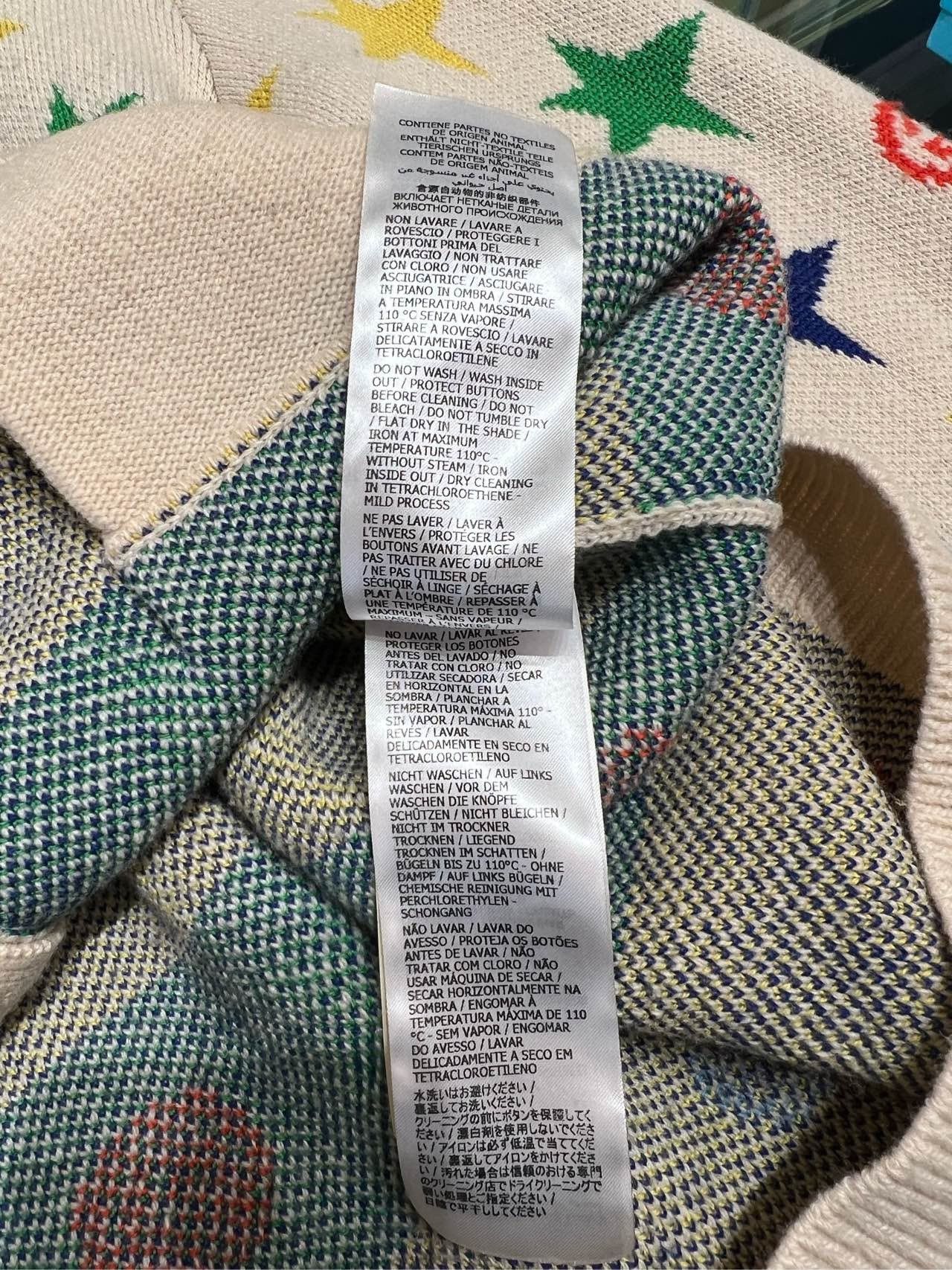 Gucci Gucci Wool Coat with Star & GG Patterns Size US XXL / EU 58 / 5 - 5 Thumbnail