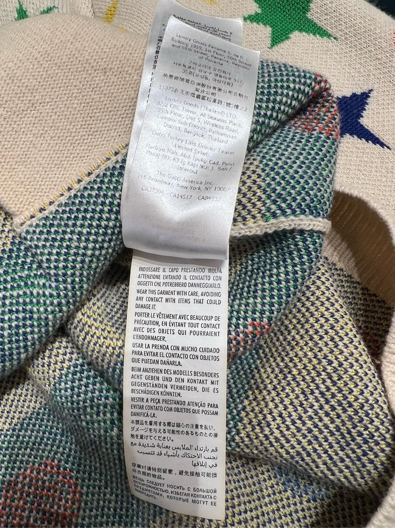 Gucci Gucci Wool Coat with Star & GG Patterns Size US XXL / EU 58 / 5 - 7 Thumbnail