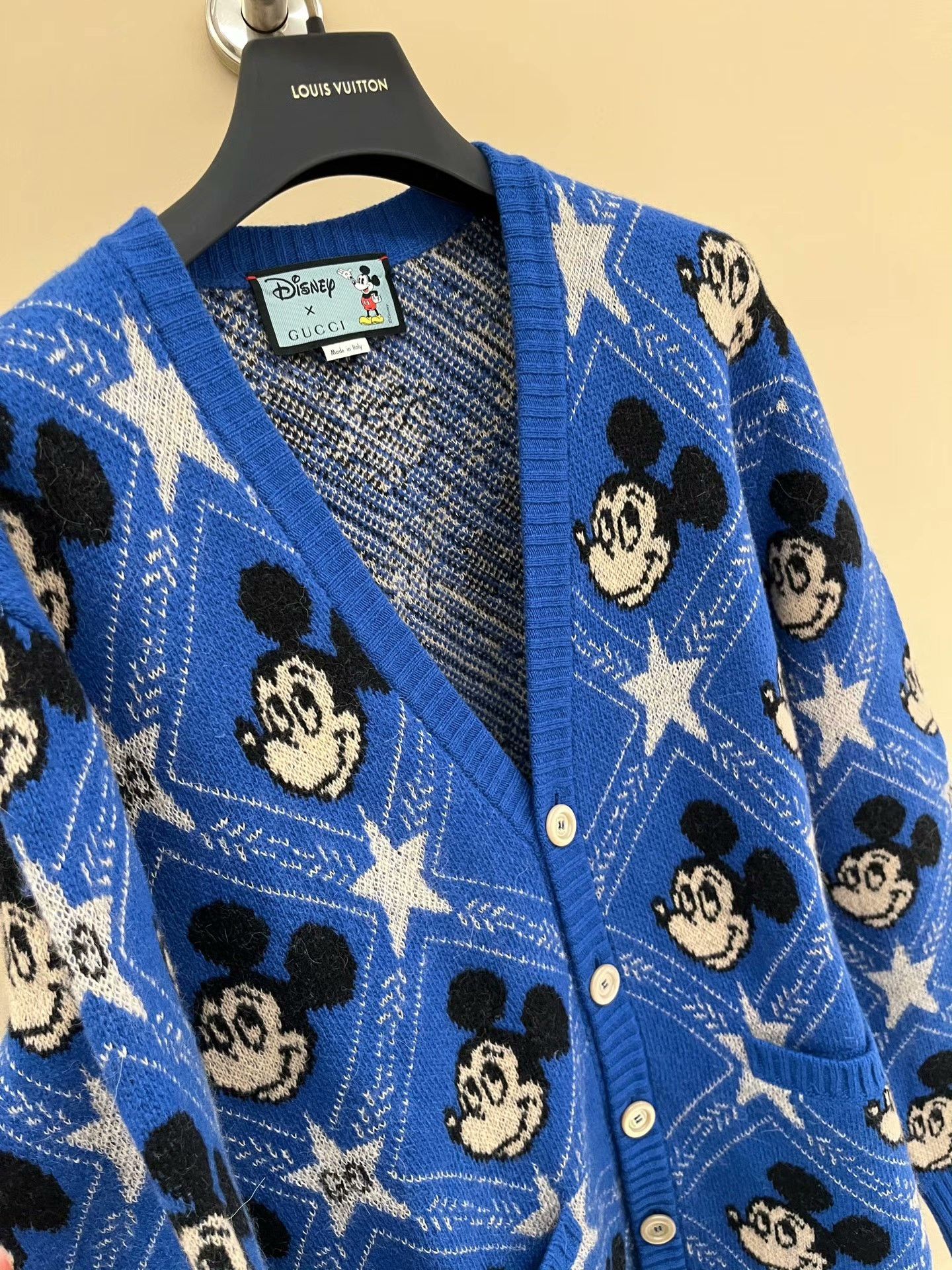 Gucci Gucci x Disney Blue Mickey Wool Cardigan Size US M / EU 48-50 / 2 - 3 Thumbnail