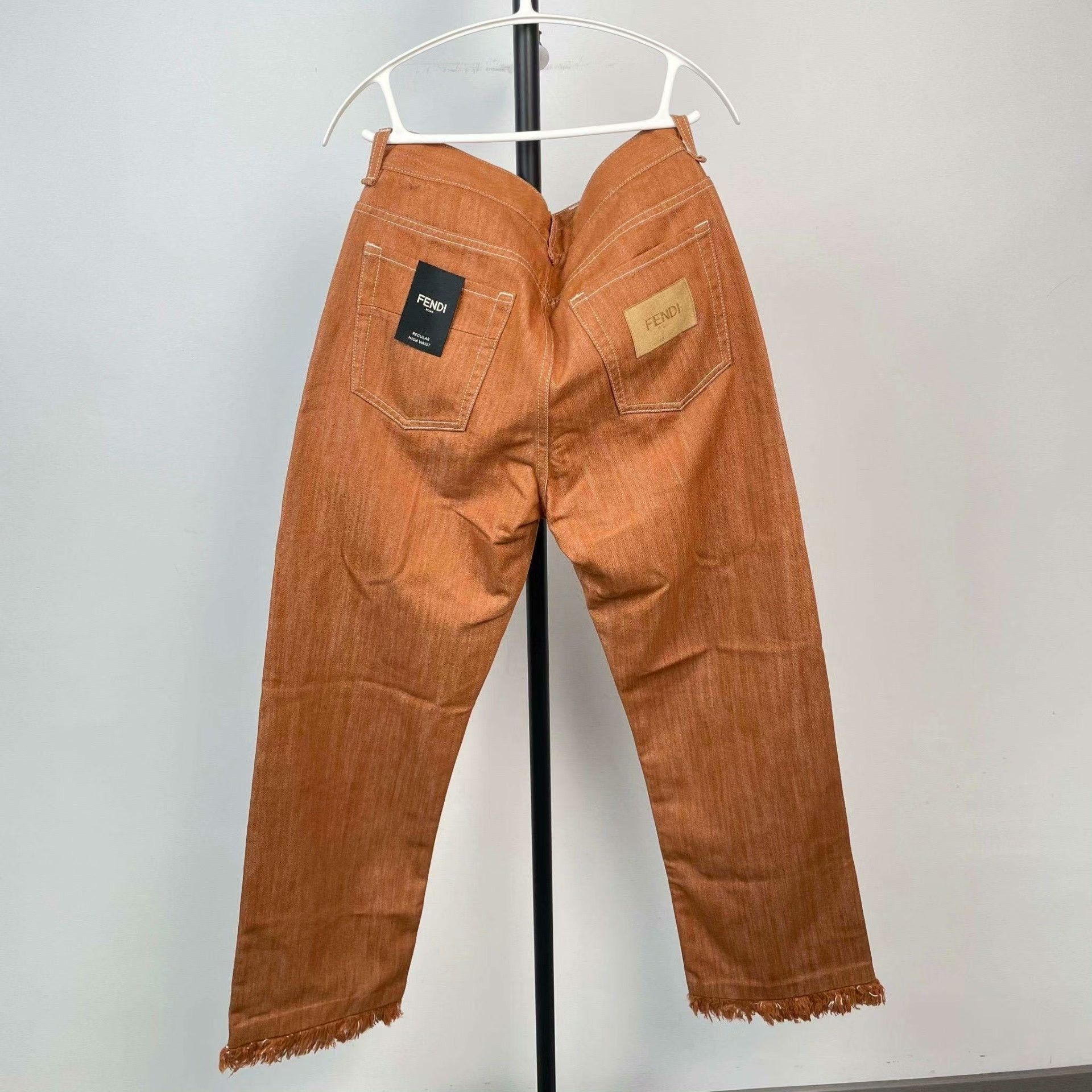 Fendi Brown Fendi Denim Pants Size US 32 / EU 48 - 2 Thumbnail