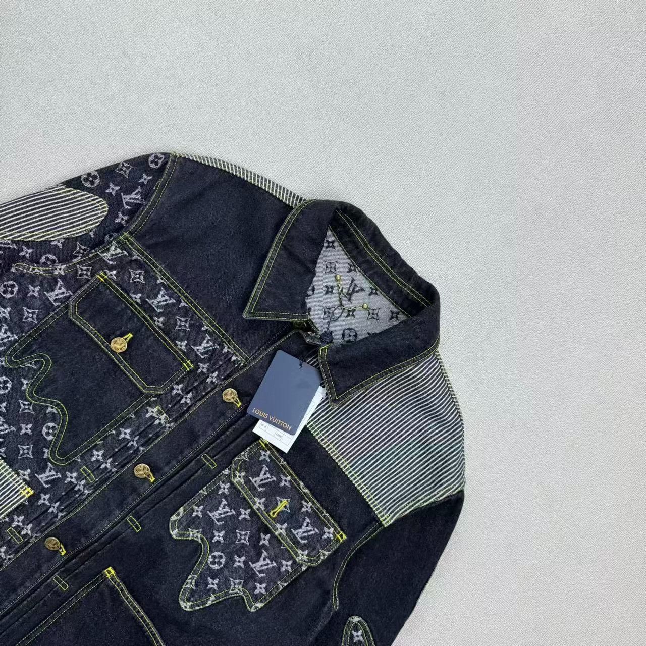 Louis Vuitton Louis Vuitton Nigo 2 Monogram Denim Jacket Size US M / EU 48-50 / 2 - 3 Thumbnail