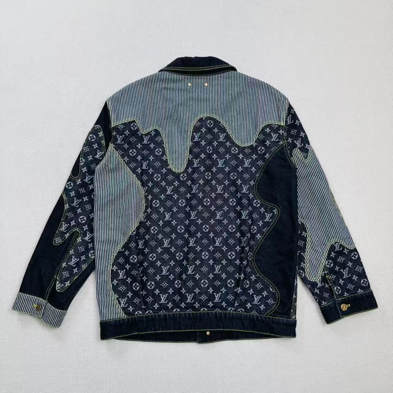 Louis Vuitton Louis Vuitton Nigo 2 Monogram Denim Jacket Size US M / EU 48-50 / 2 - 2 Thumbnail