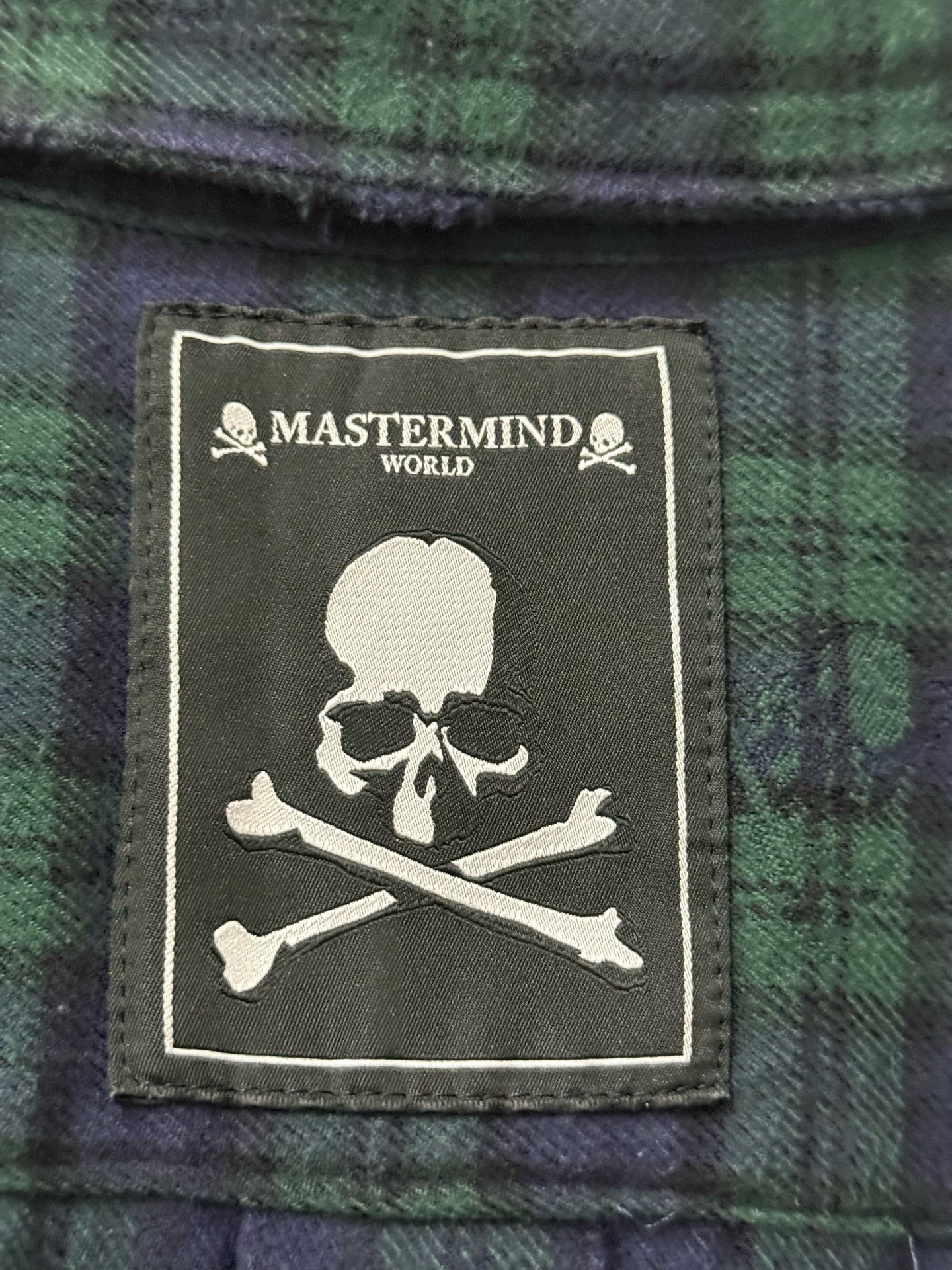 Mastermind Japan MasterMind Japan Green Plaid Shirt Size US L / EU 52-54 / 3 - 6 Thumbnail