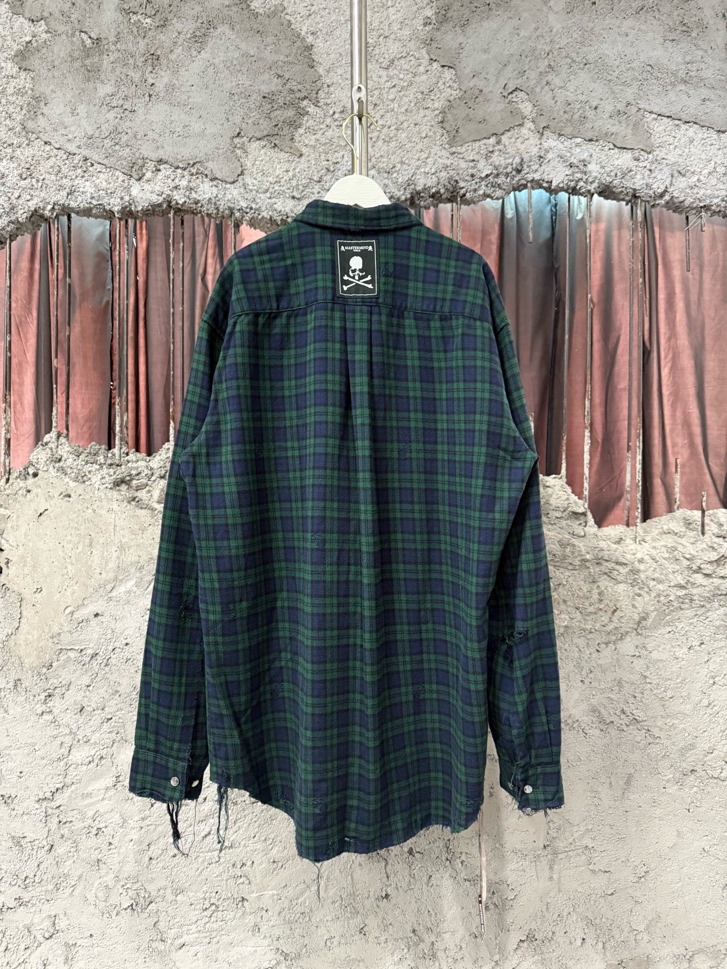 Mastermind Japan MasterMind Japan Green Plaid Shirt Size US L / EU 52-54 / 3 - 4 Thumbnail
