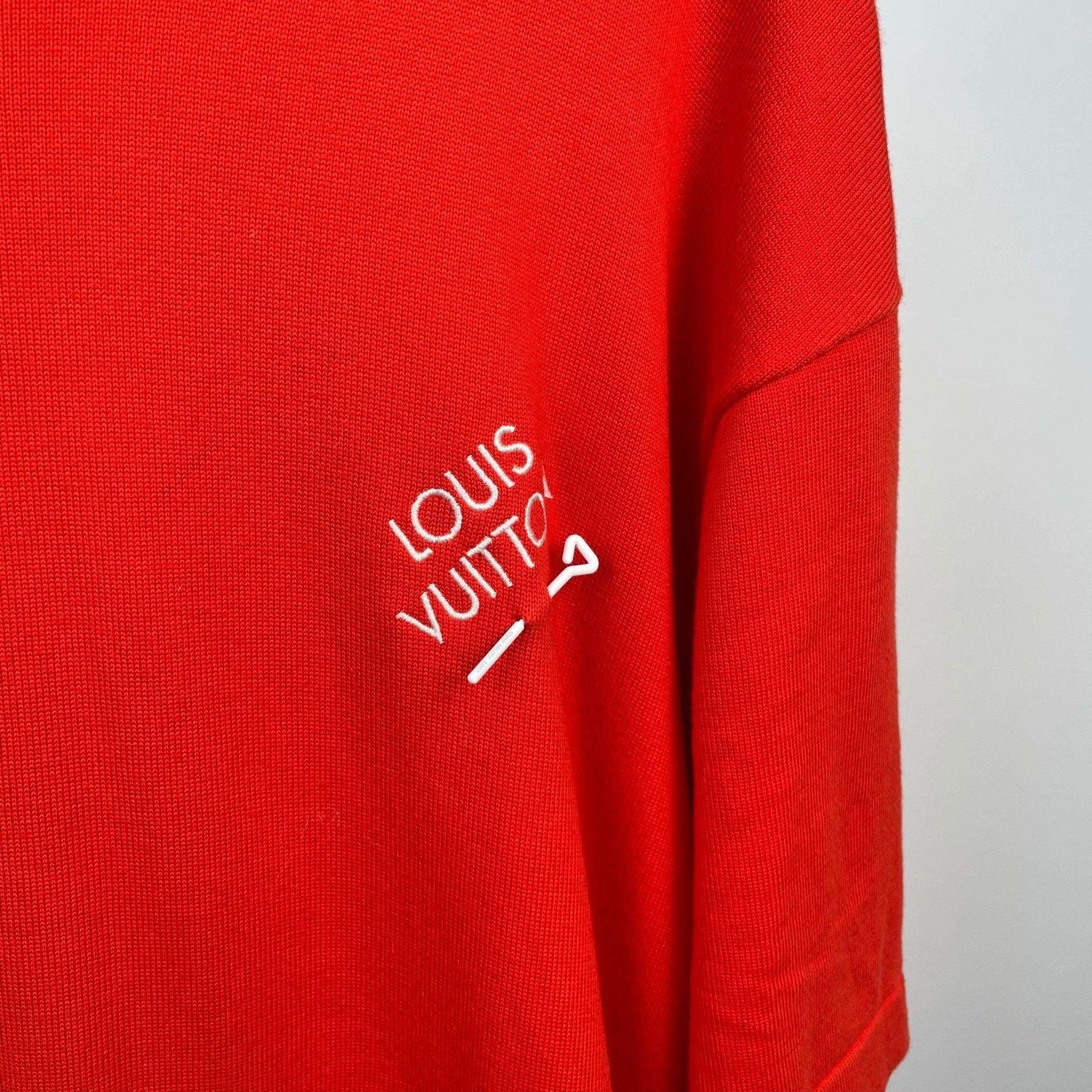 Louis Vuitton Louis Vuitton Embroidered Logo Knit Tee Size US XL / EU 56 / 4 - 3 Thumbnail