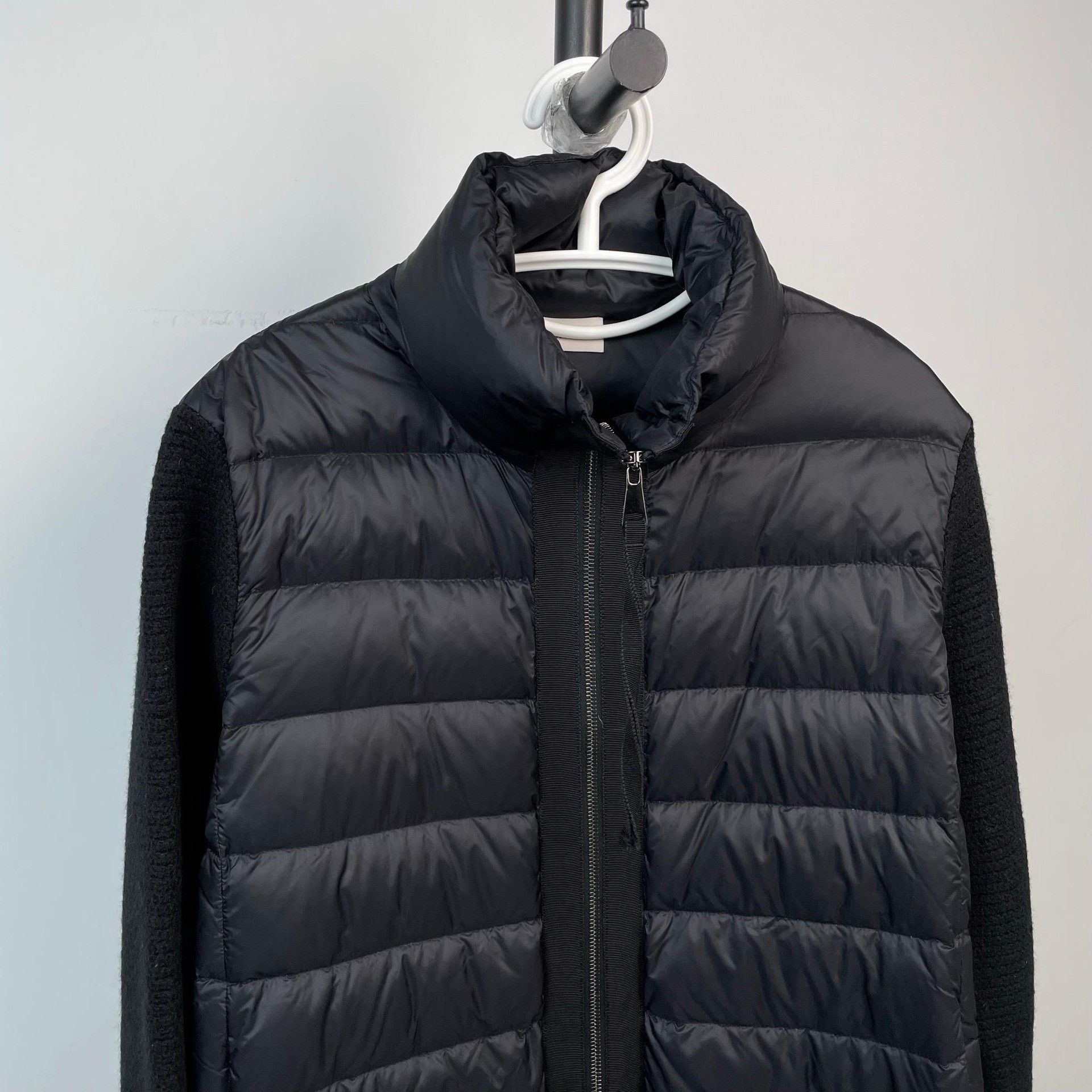 Moncler Moncler Black Stand-Collar Zip Jacket Size US L / EU 52-54 / 3 - 4 Thumbnail
