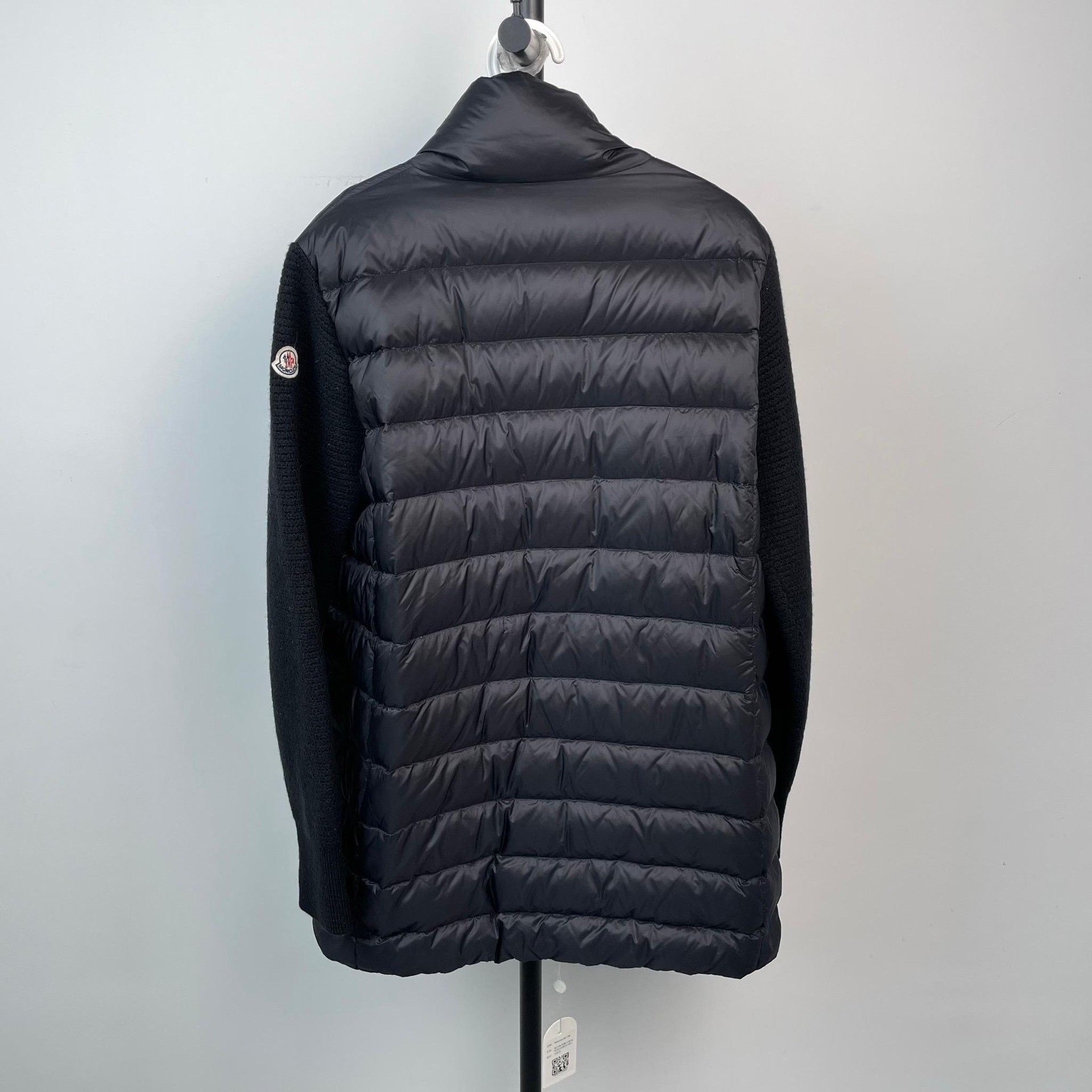 Moncler Moncler Black Stand-Collar Zip Jacket Size US L / EU 52-54 / 3 - 2 Thumbnail