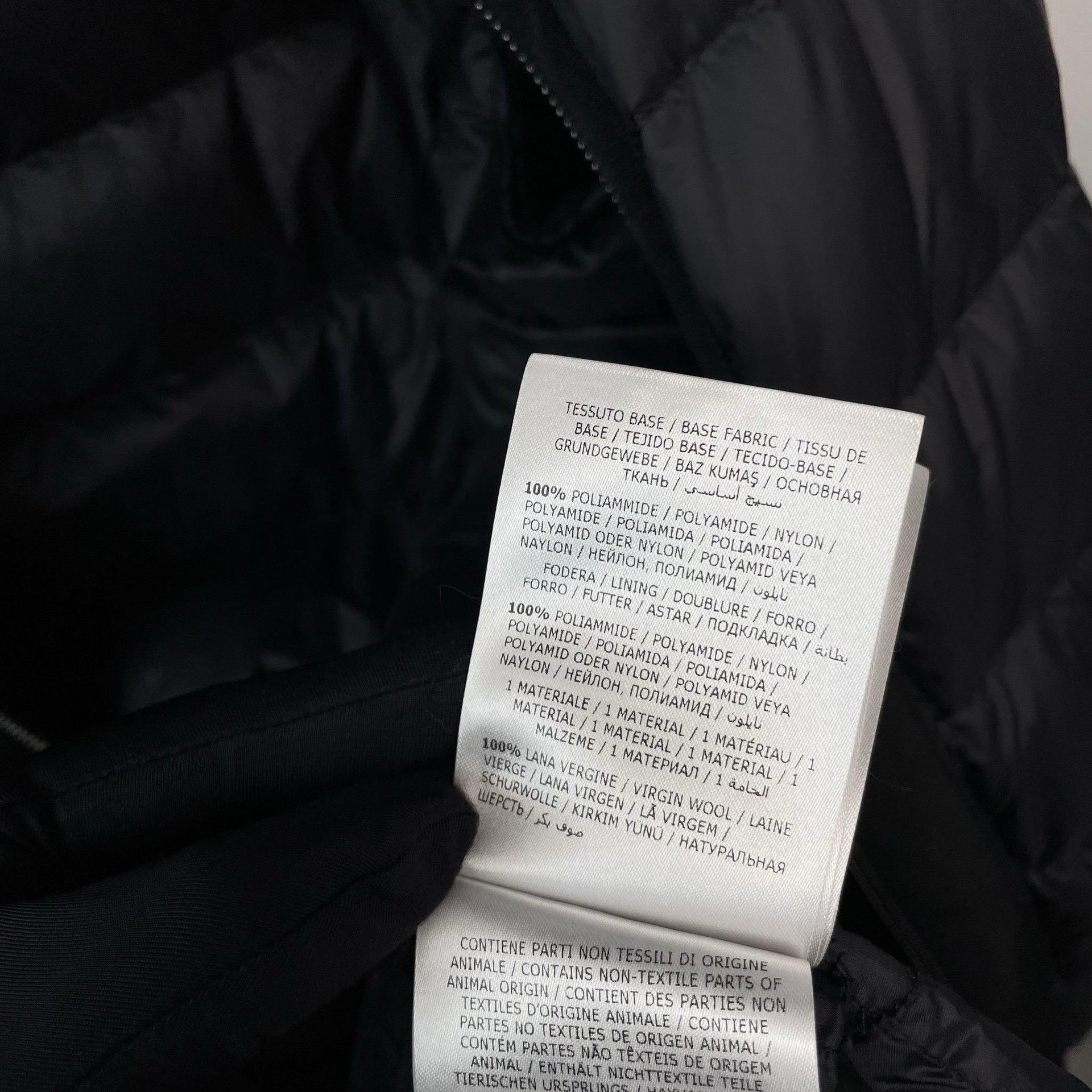 Moncler Moncler Black Stand-Collar Zip Jacket Size US L / EU 52-54 / 3 - 9 Thumbnail