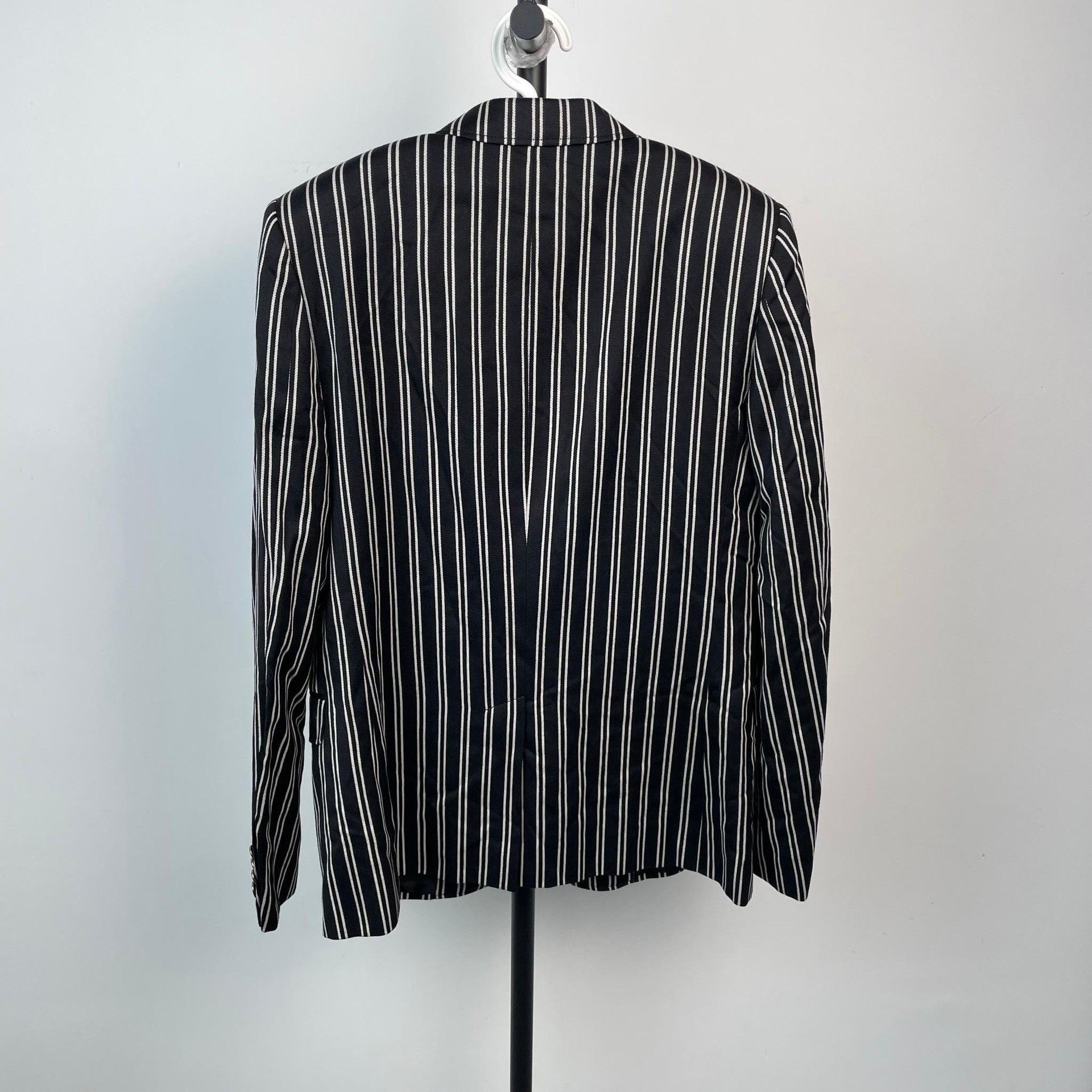 Saint Laurent Paris Saint Laurent 14FW Hedi Gold Button Blazer Size US M / EU 48-50 / 2 - 2 Thumbnail
