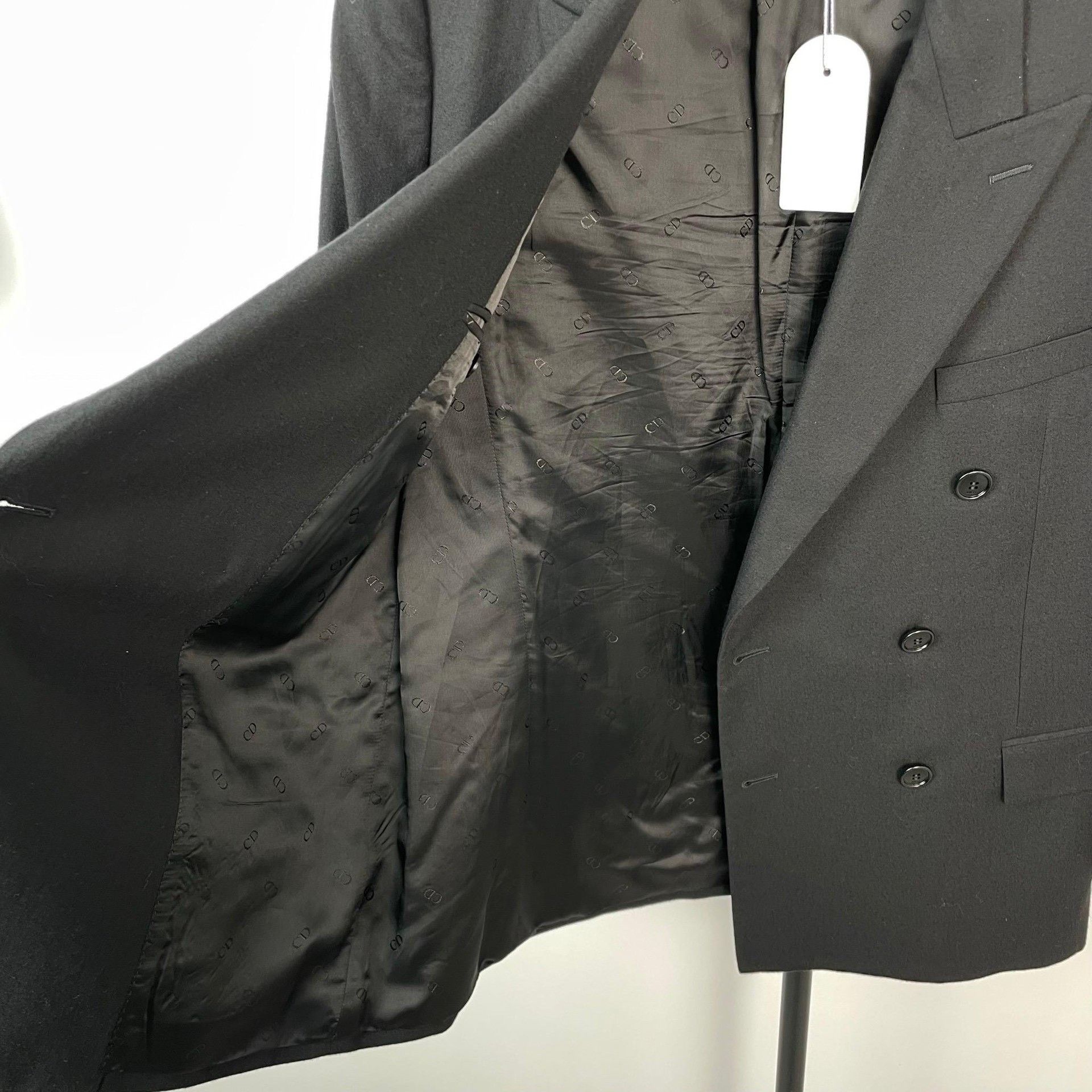 Dior Dior Black Double-Breasted Peak Lapel Jacket Size US S / EU 44-46 / 1 - 3 Thumbnail