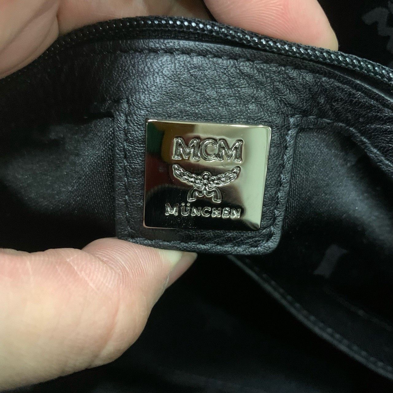 MCM MCM Black Studded Logo Travel Bag Size ONE SIZE - 5 Thumbnail