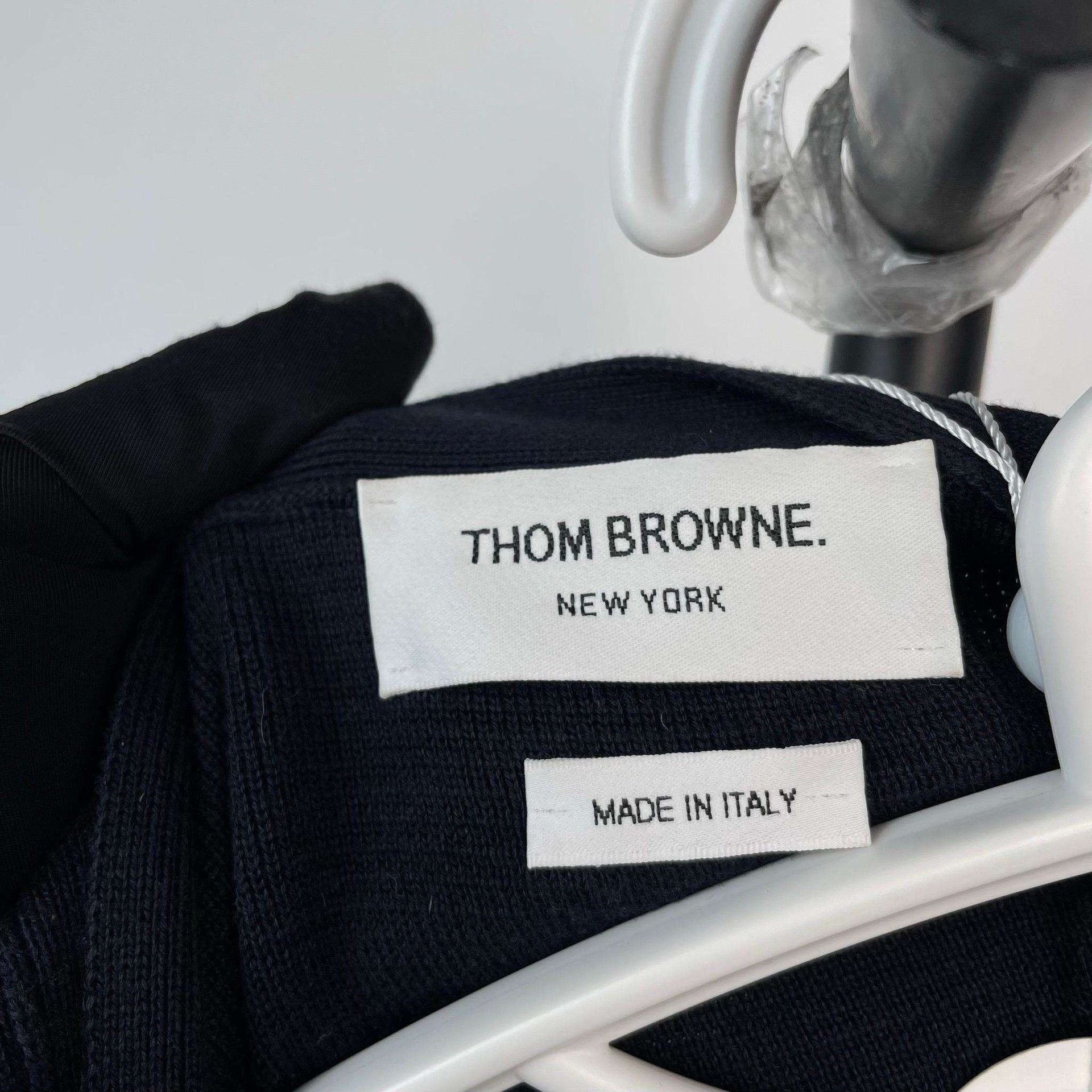Thom Browne Thom Browne Black Knit Cardigan Size US S / EU 44-46 / 1 - 6 Thumbnail