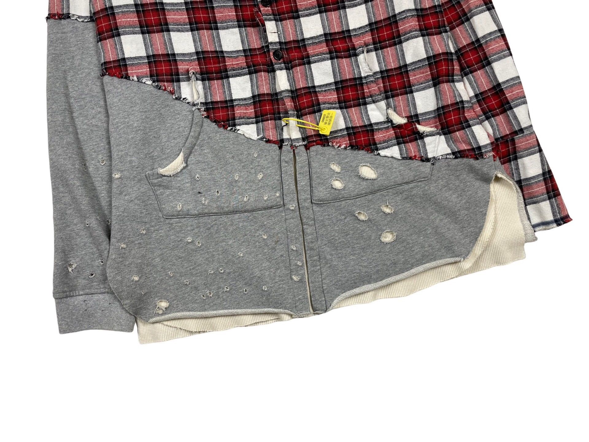 Greg Lauren Greg Lauren Vintage Plaid Open Front Shirt Size US L / EU 52-54 / 3 - 4 Thumbnail