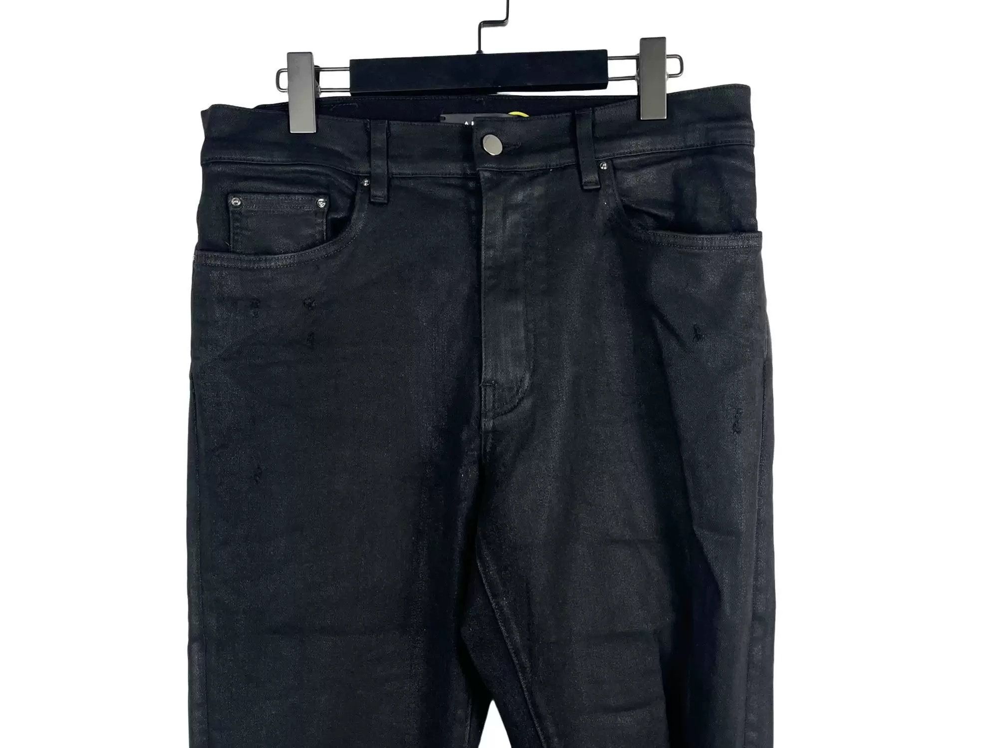 Amiri Amiri Waxed Knee Destruction Jeans Size US 36 / EU 52 - 3 Thumbnail