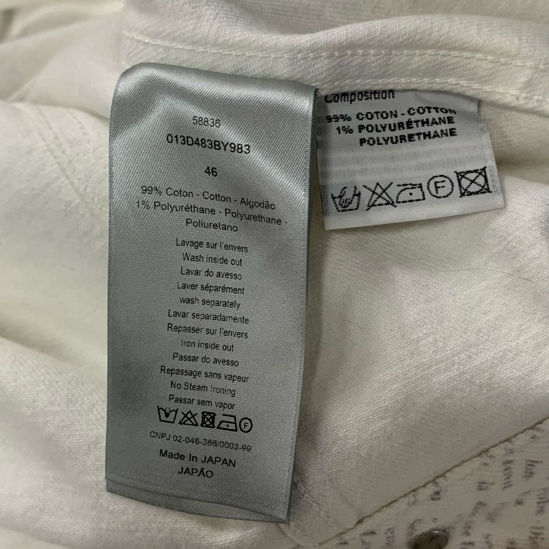 Dior Dior x Daniel Newspaper Print Denim Jacket Size US S / EU 44-46 / 1 - 5 Thumbnail
