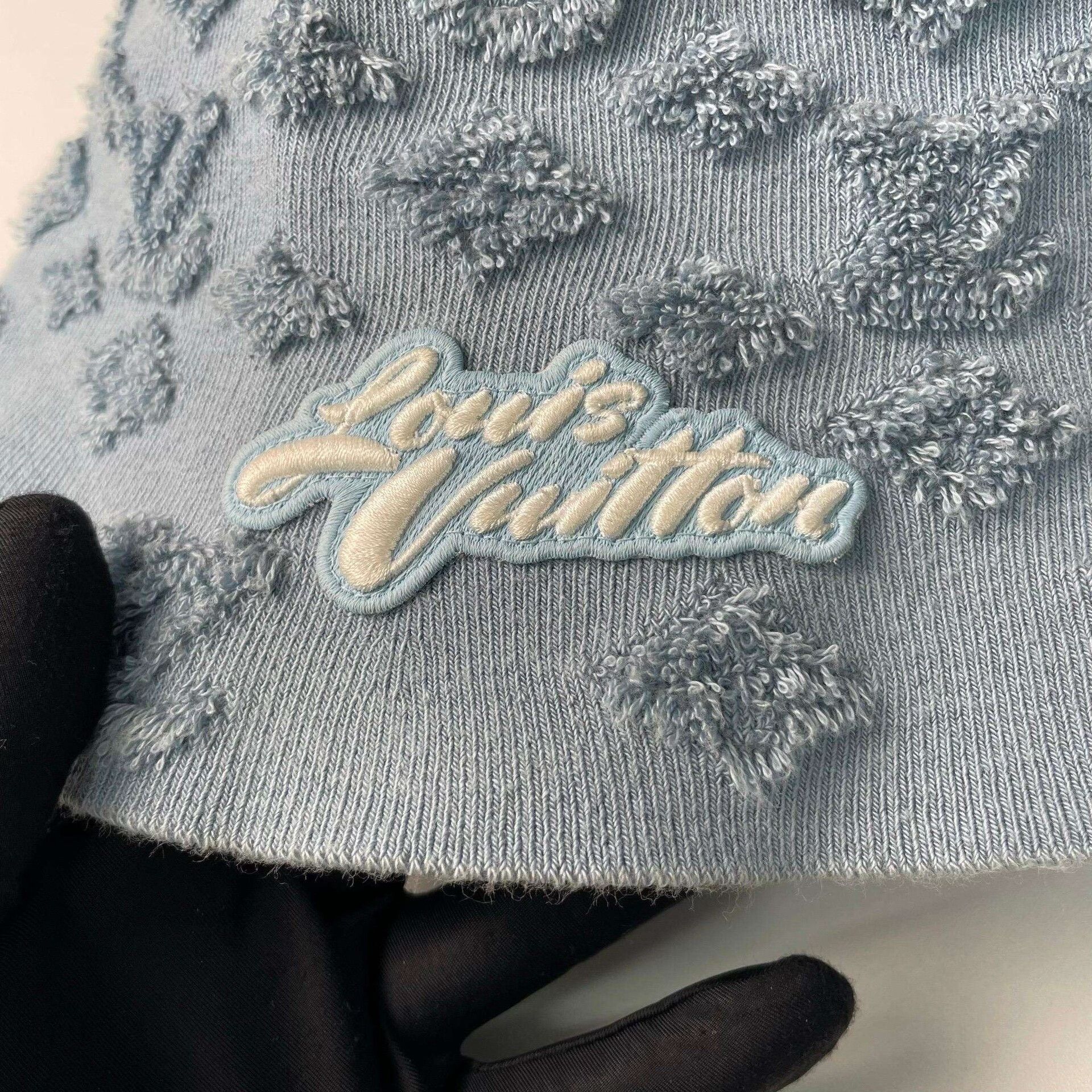 Louis Vuitton Louis Vuitton 2025 Monogram Sponge Blue Fisherman Hat Size ONE SIZE - 4 Thumbnail