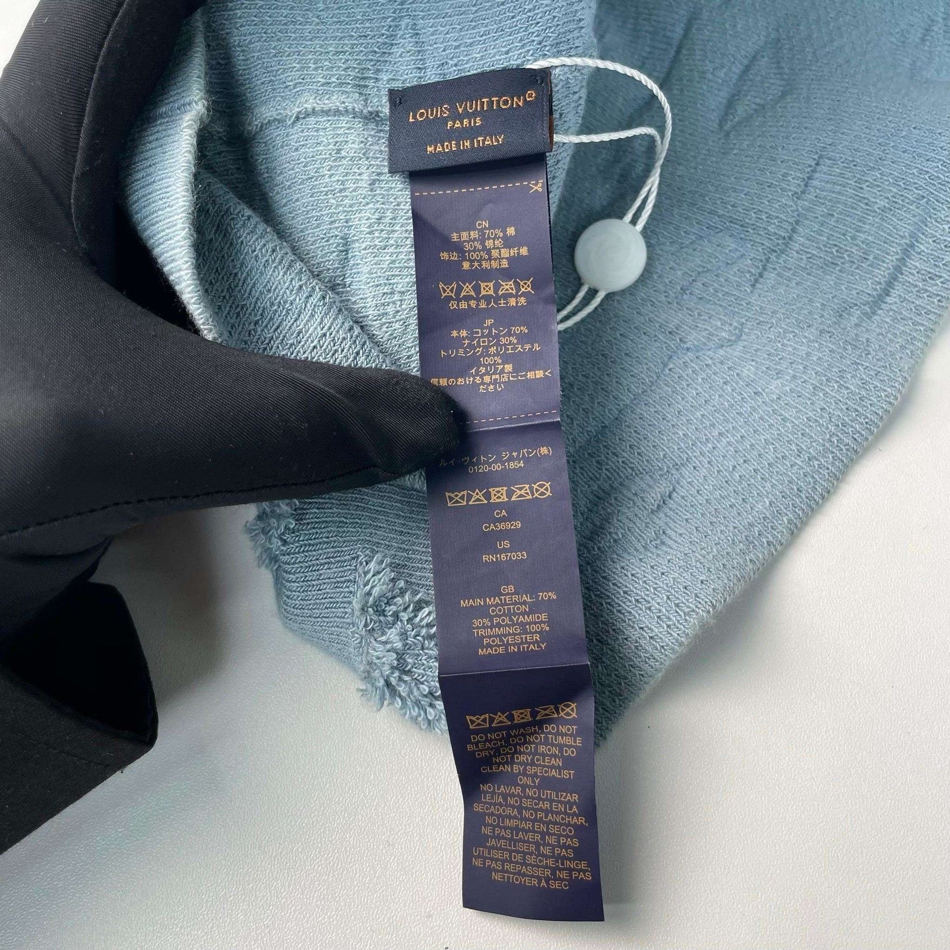 Louis Vuitton Louis Vuitton 2025 Monogram Sponge Blue Fisherman Hat Size ONE SIZE - 8 Thumbnail