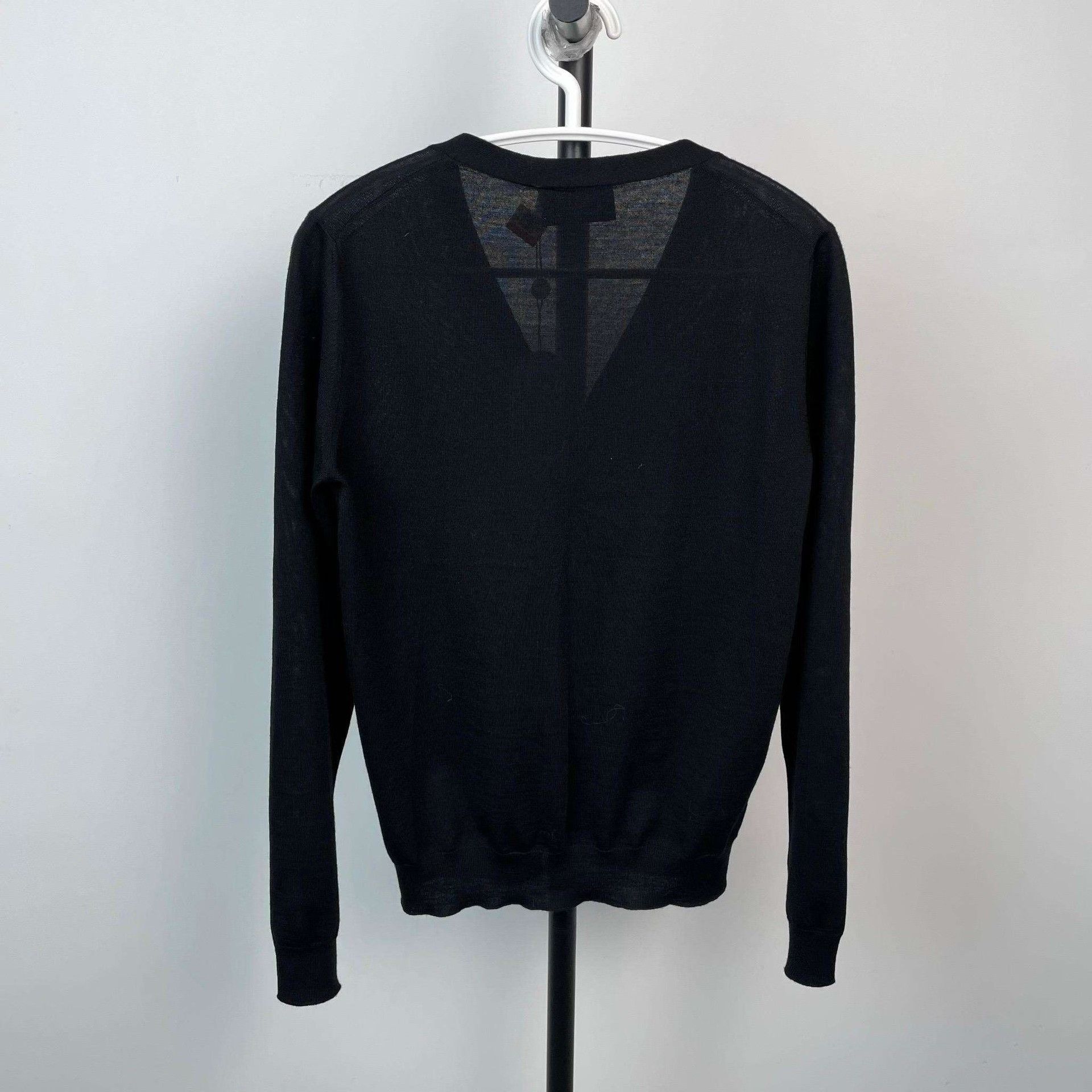 Prada Prada Black Thin Knitted Cardigan Size US S / EU 44-46 / 1 - 2 Thumbnail