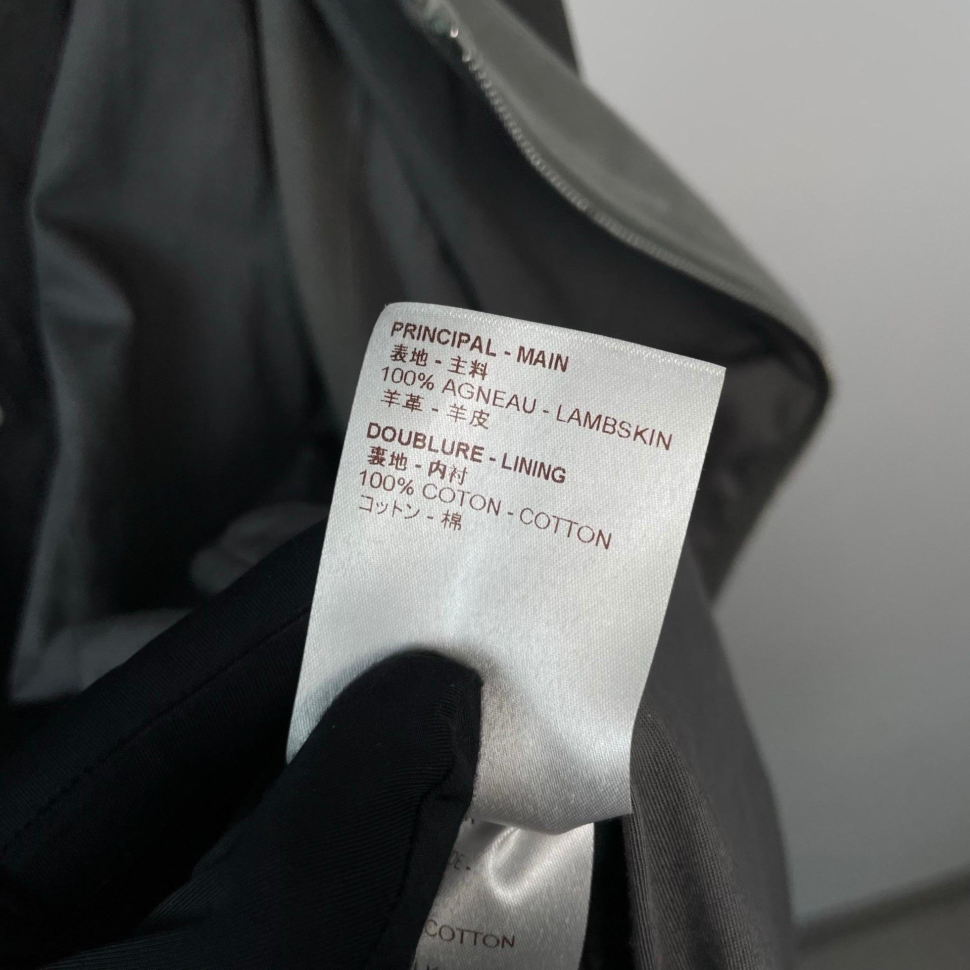 Louis Vuitton Louis Vuitton Gray-Green Wool Leather Zip Jacket Size US XXL / EU 58 / 5 - 8 Thumbnail