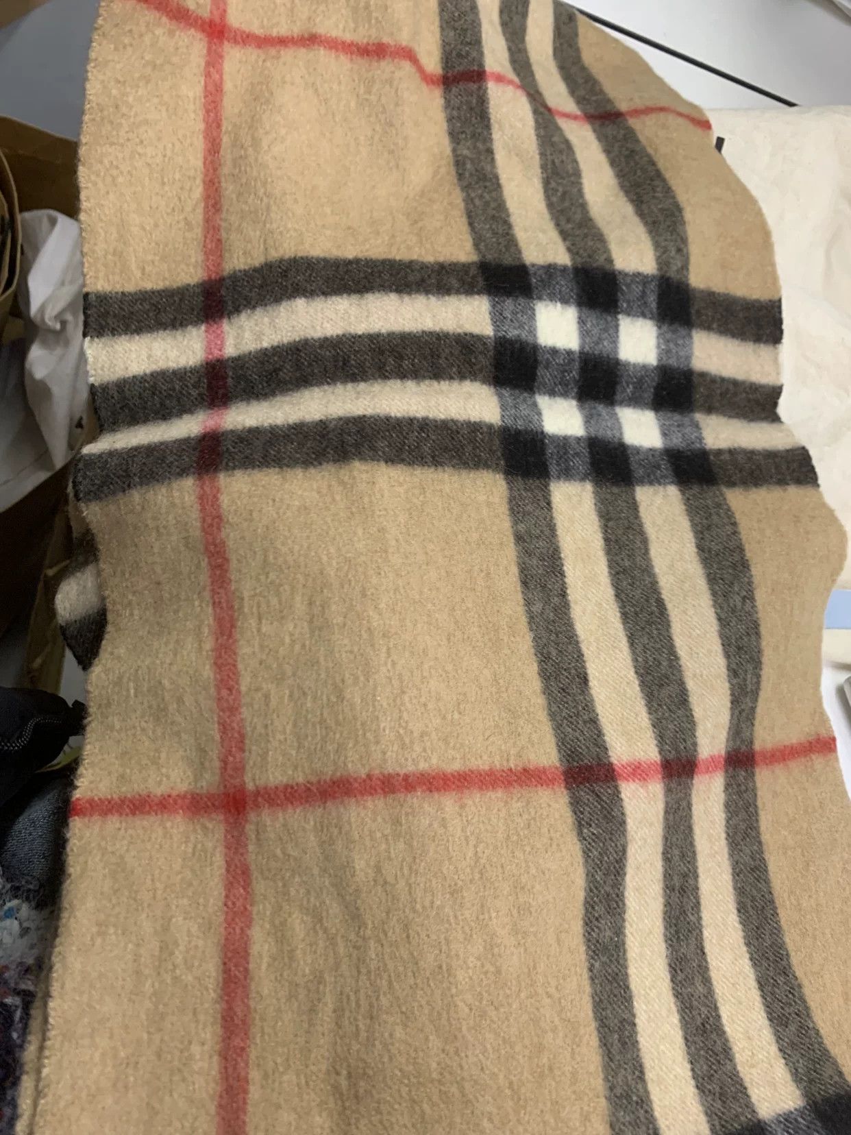 Burberry Burberry Classic Check Cashmere Scarf Size ONE SIZE - 8 Thumbnail