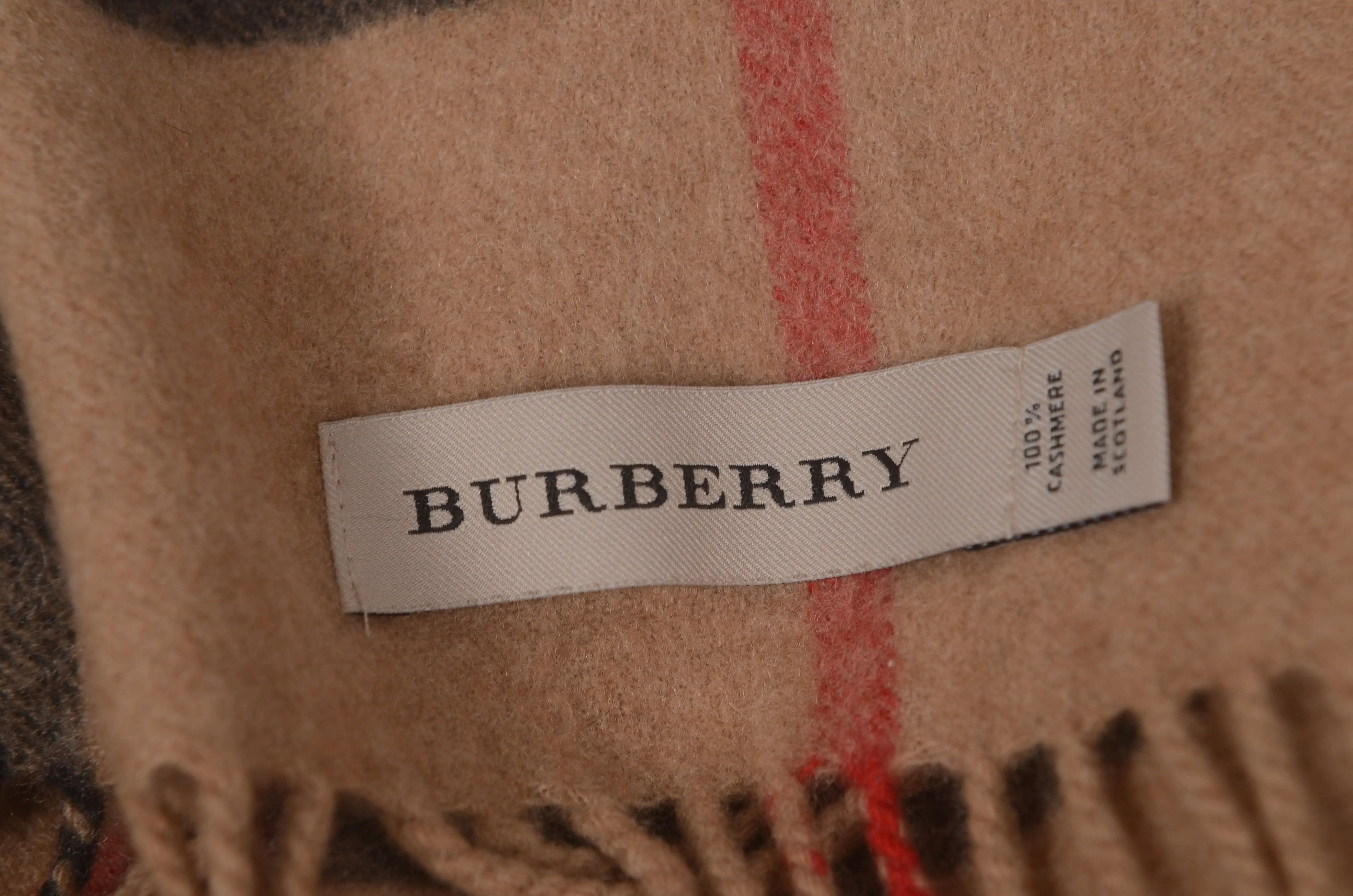Burberry Burberry Classic Check Cashmere Scarf Size ONE SIZE - 5 Thumbnail
