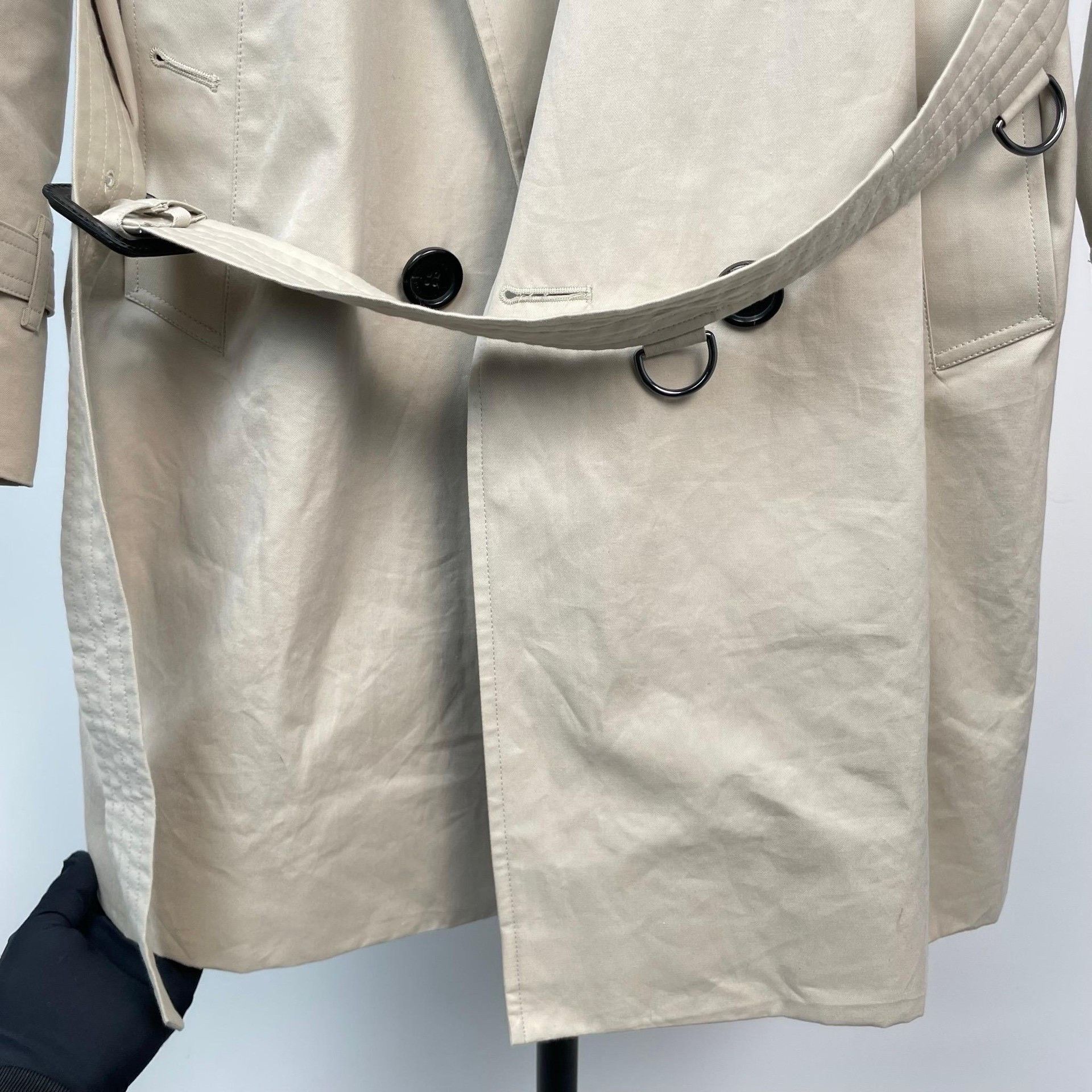 Burberry Burberry Double-Breasted Mid-Length Trench Coat Size US M / EU 48-50 / 2 - 9 Thumbnail