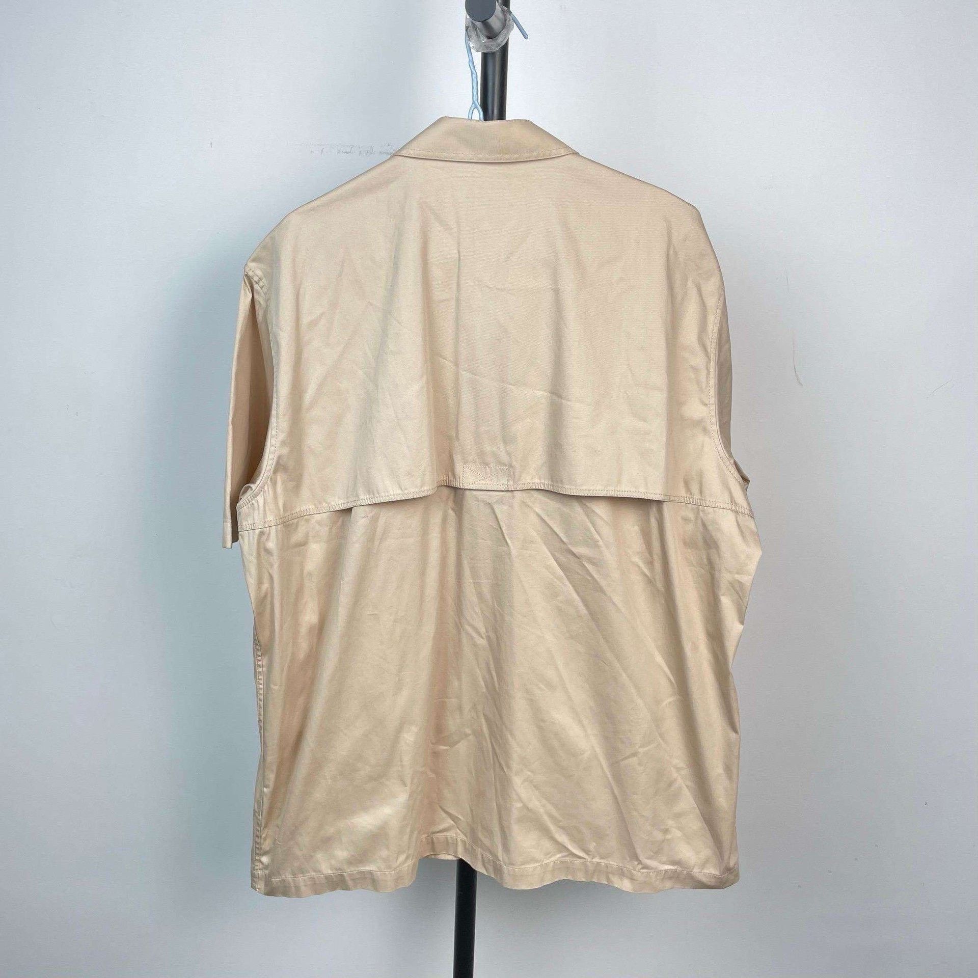 Burberry Burberry Camel Cotton Short-Sleeve Shirt Size US L / EU 52-54 / 3 - 2 Thumbnail